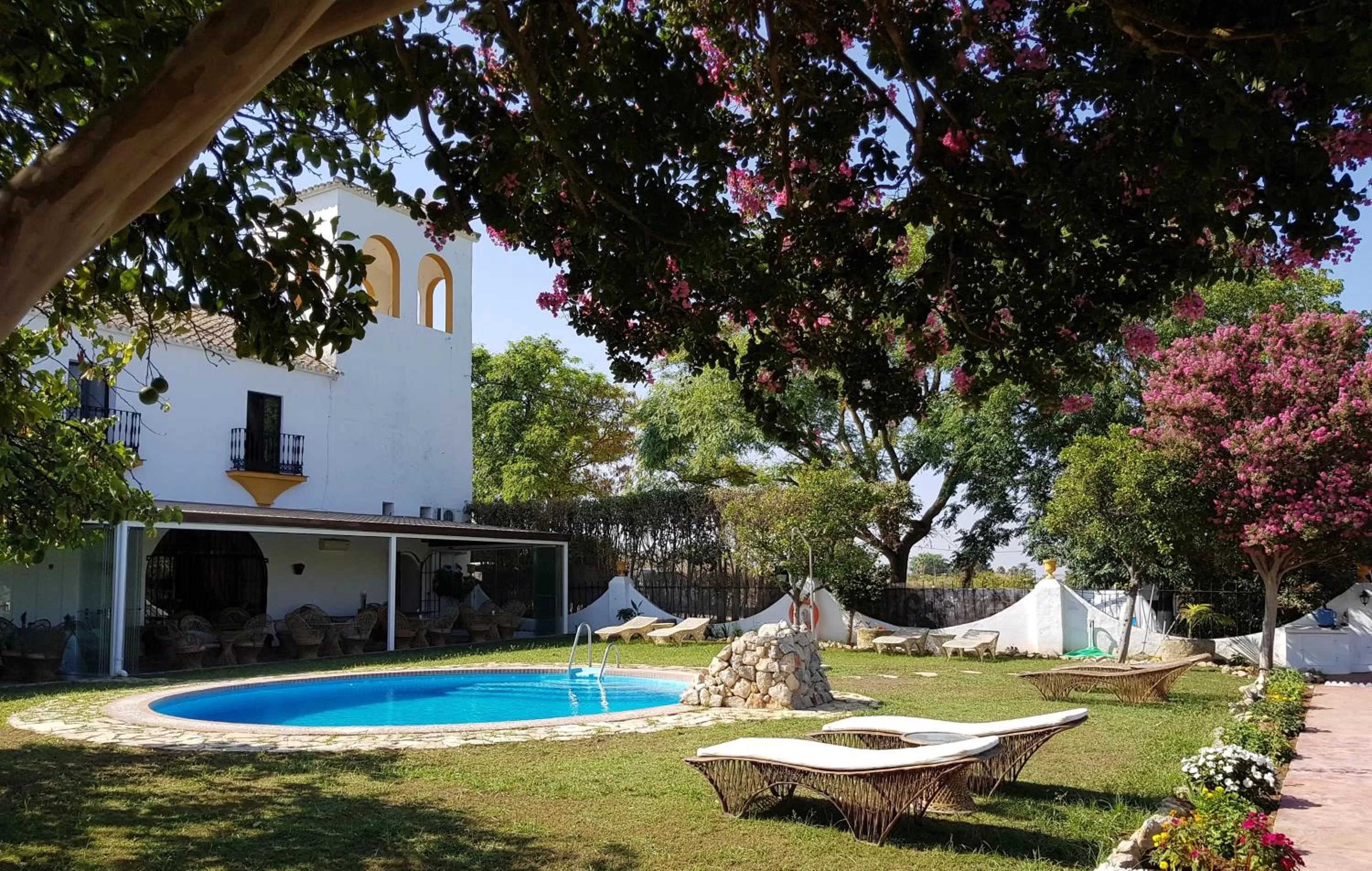 Garden in Hacienda El Santiscal