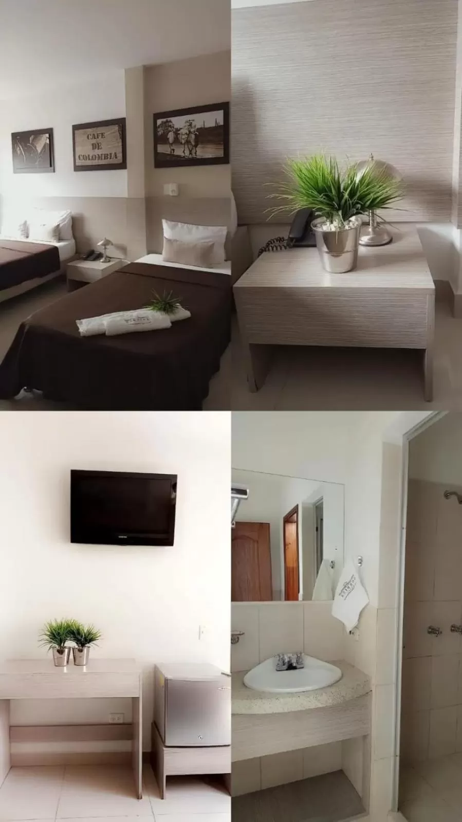 Bed in Hotel Condina Pereira