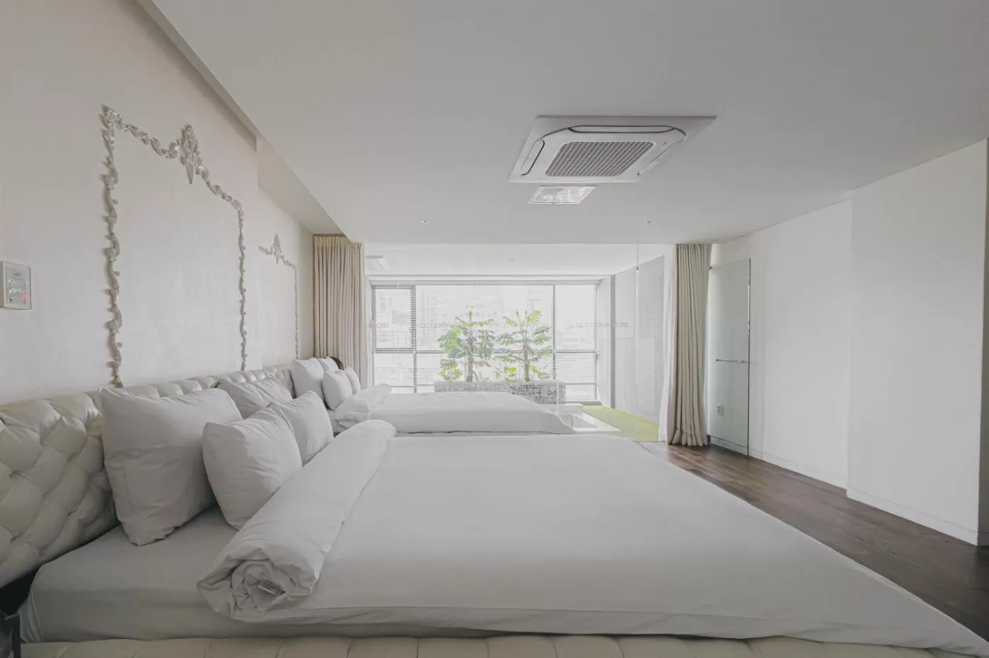 Bed in ACC Design Hotel