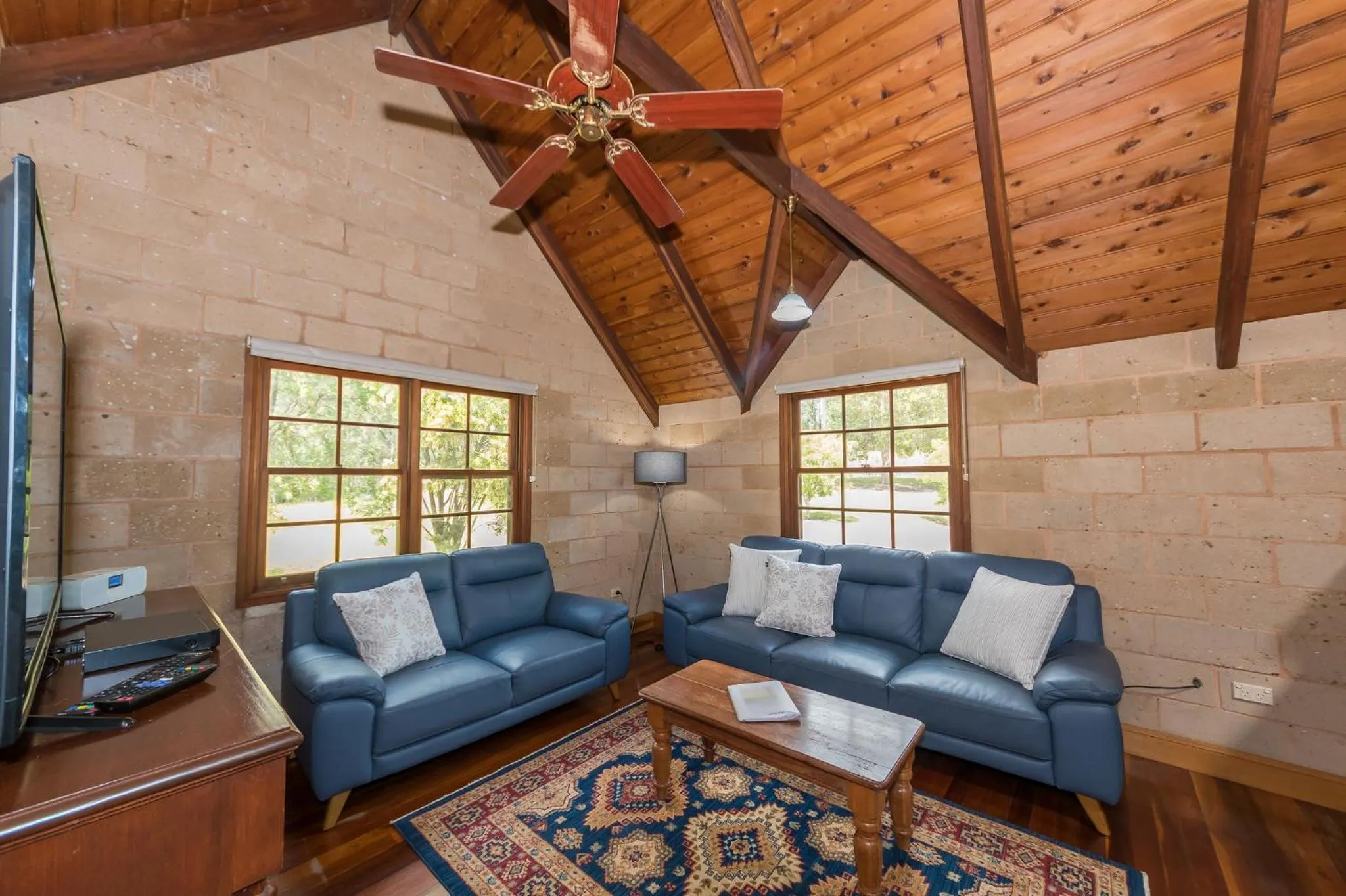 Living room in Clarendon Forest Retreat