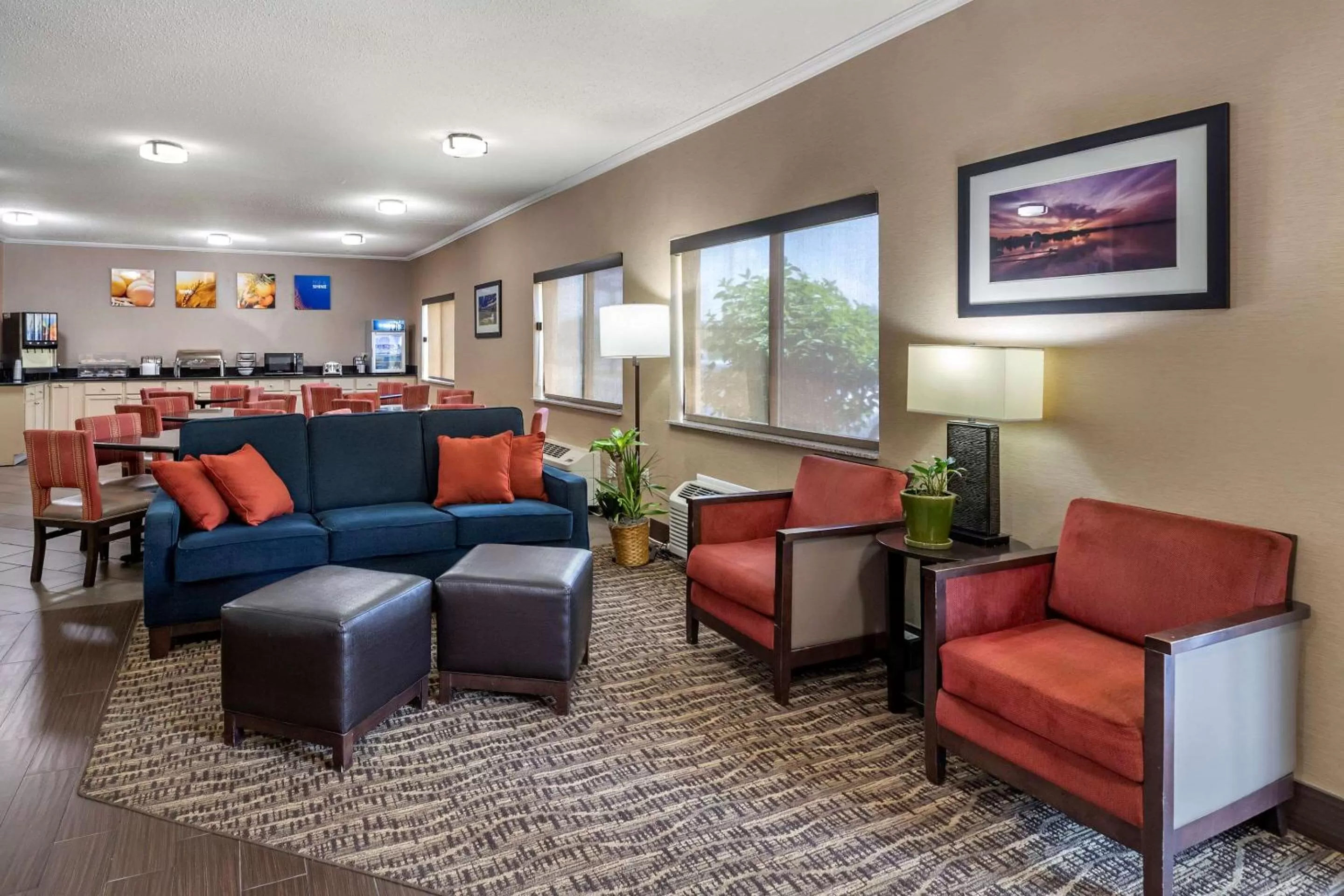 Lobby or reception in Comfort Inn Moline - Quad Cities