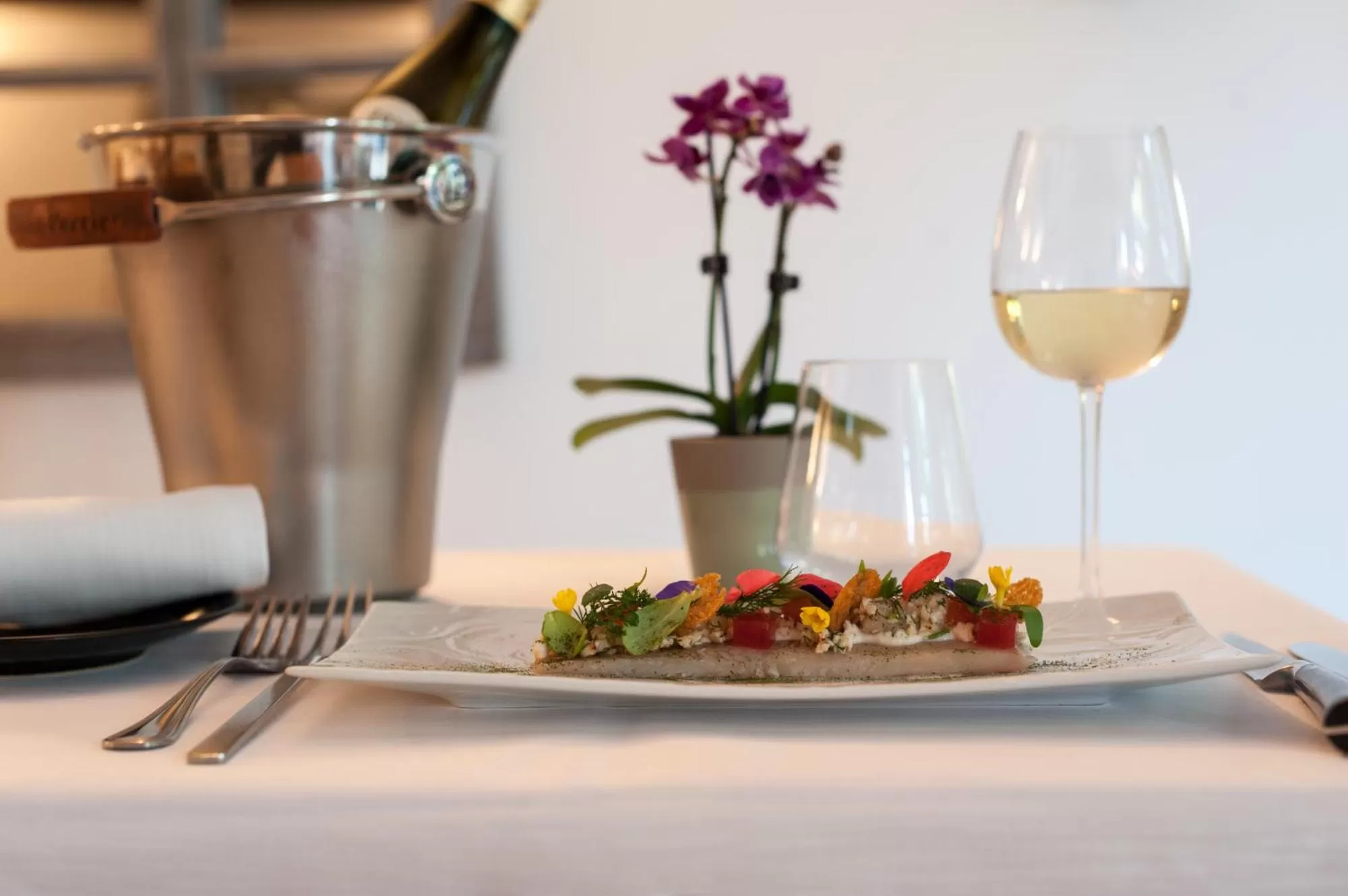 Food close-up in Clos St Eloi, The Originals Relais (Relais du Silence)