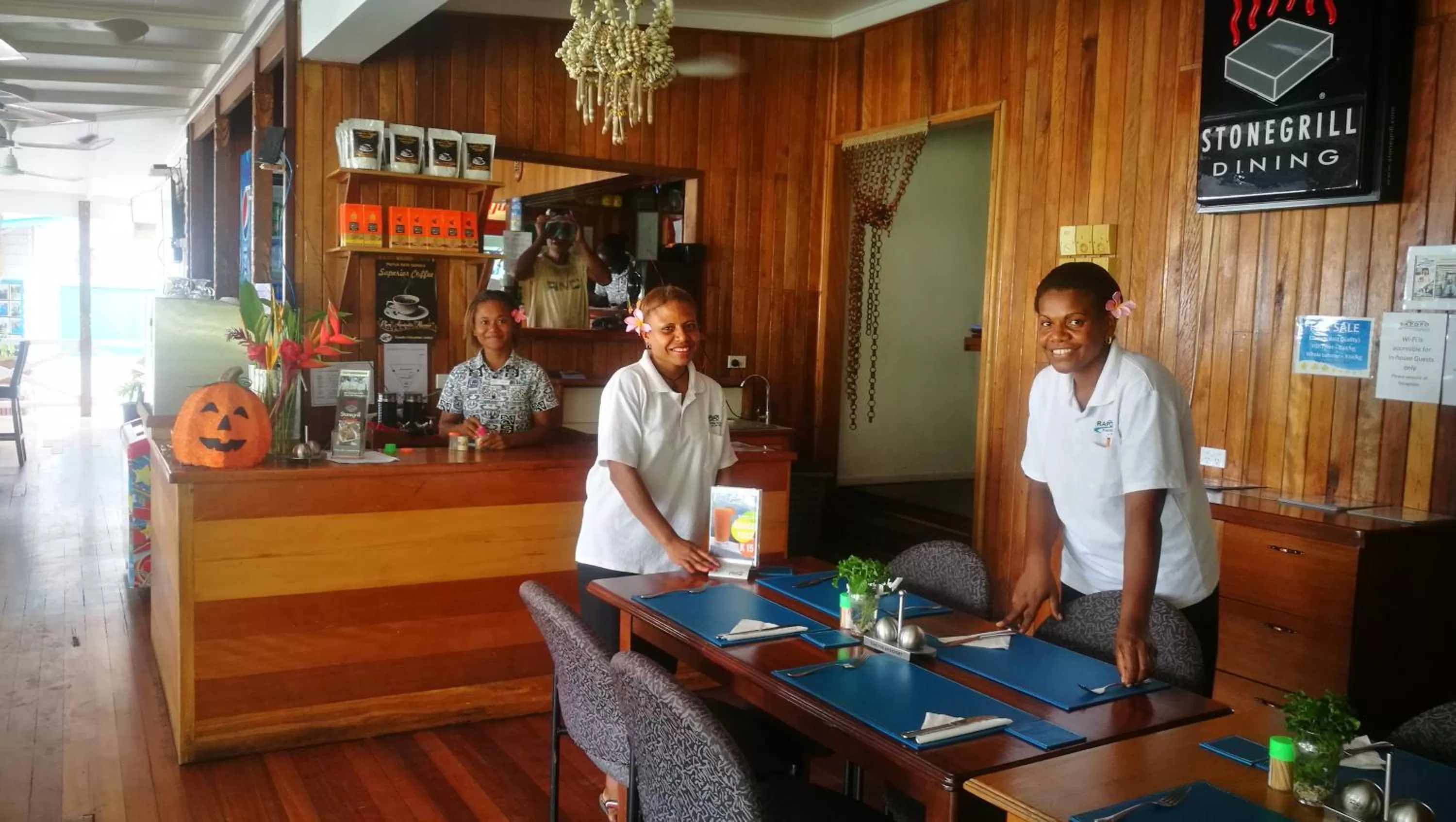 Staff in Rapopo Plantation Resort