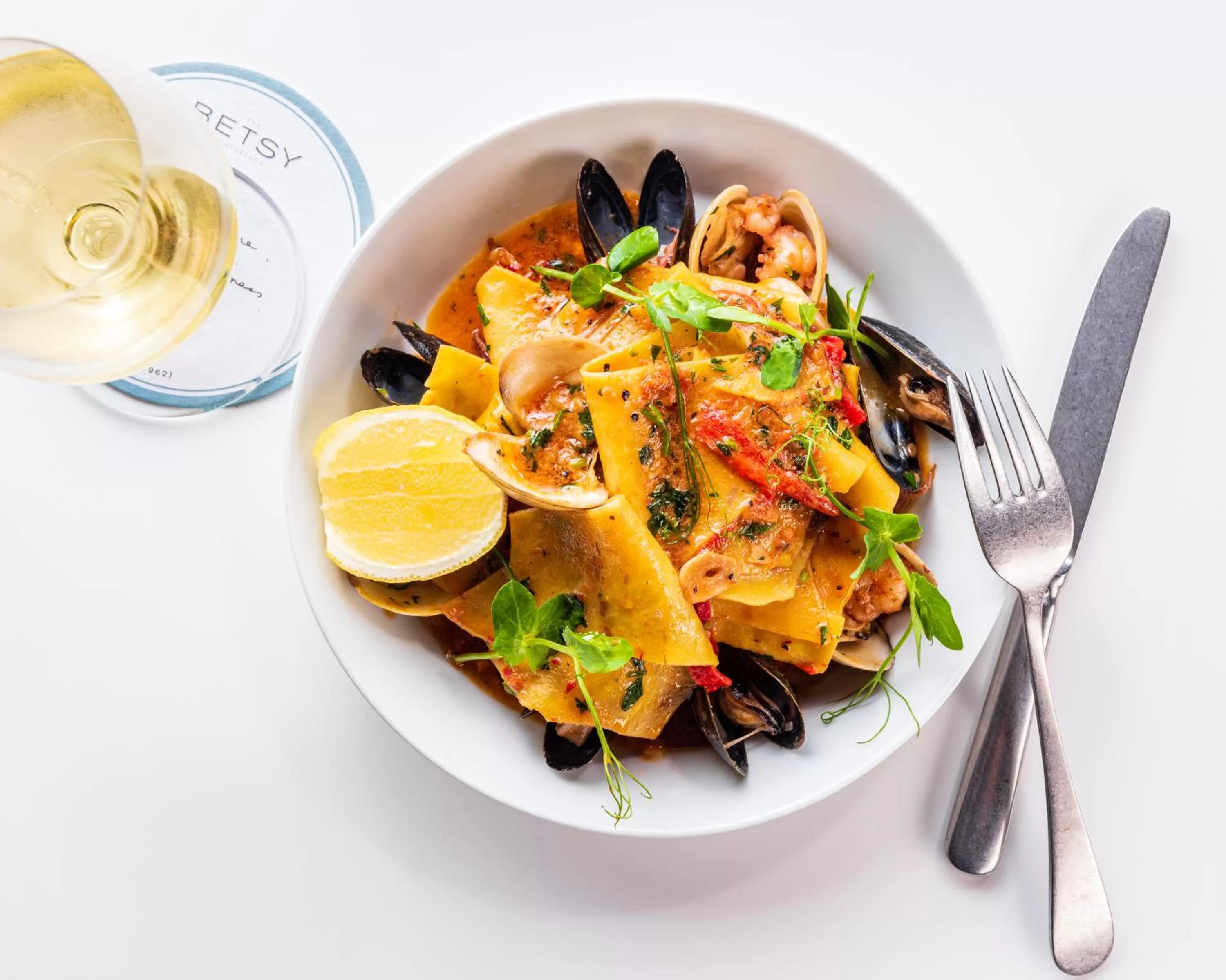 Food close-up in The Betsy Hotel, South Beach