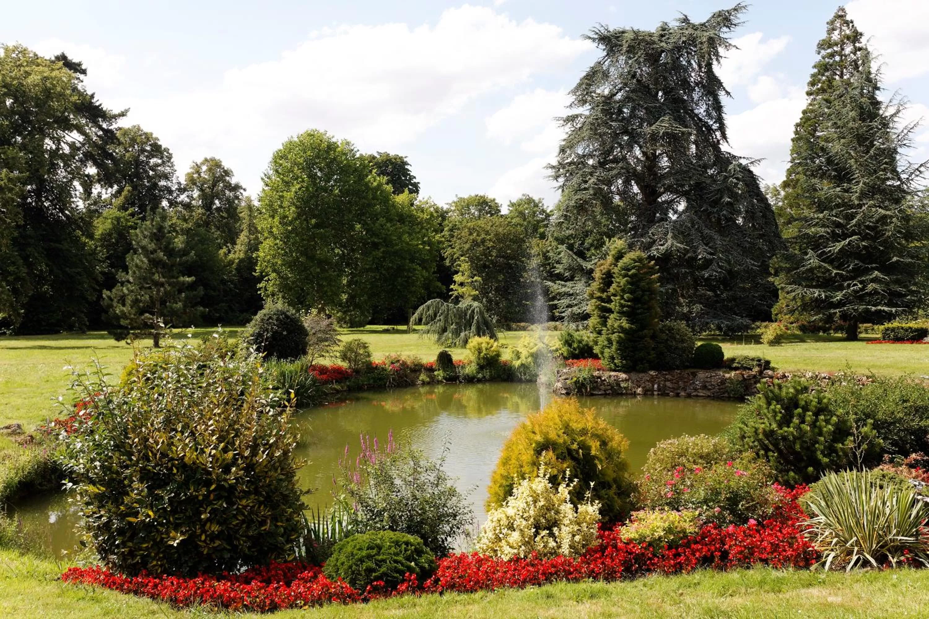 Garden in Château Des Bondons EI