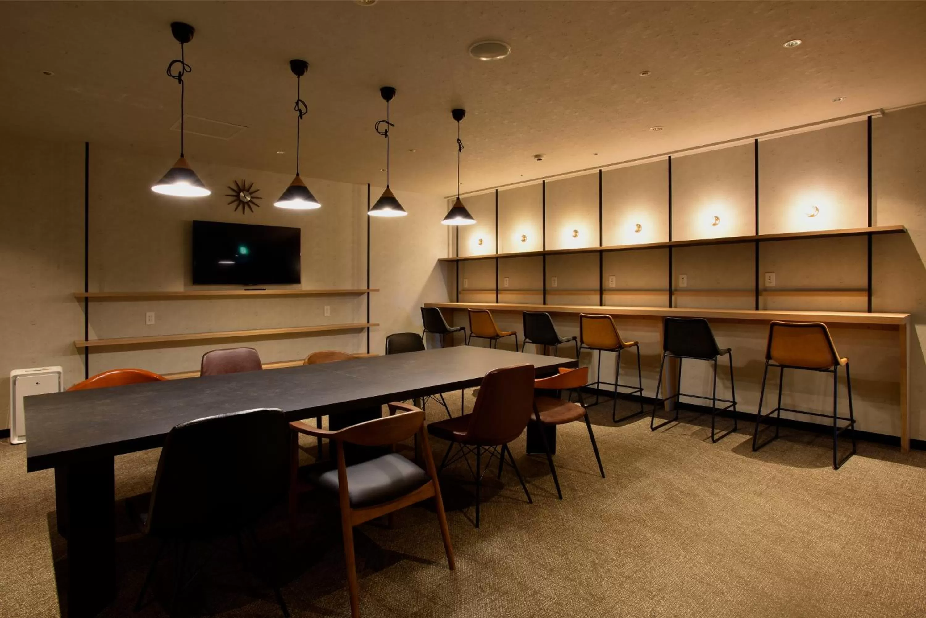 Communal lounge/ TV room in LC Goryokaku Hotel