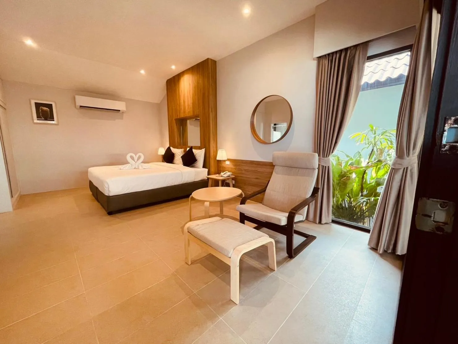 Bed in Evergreen Resort