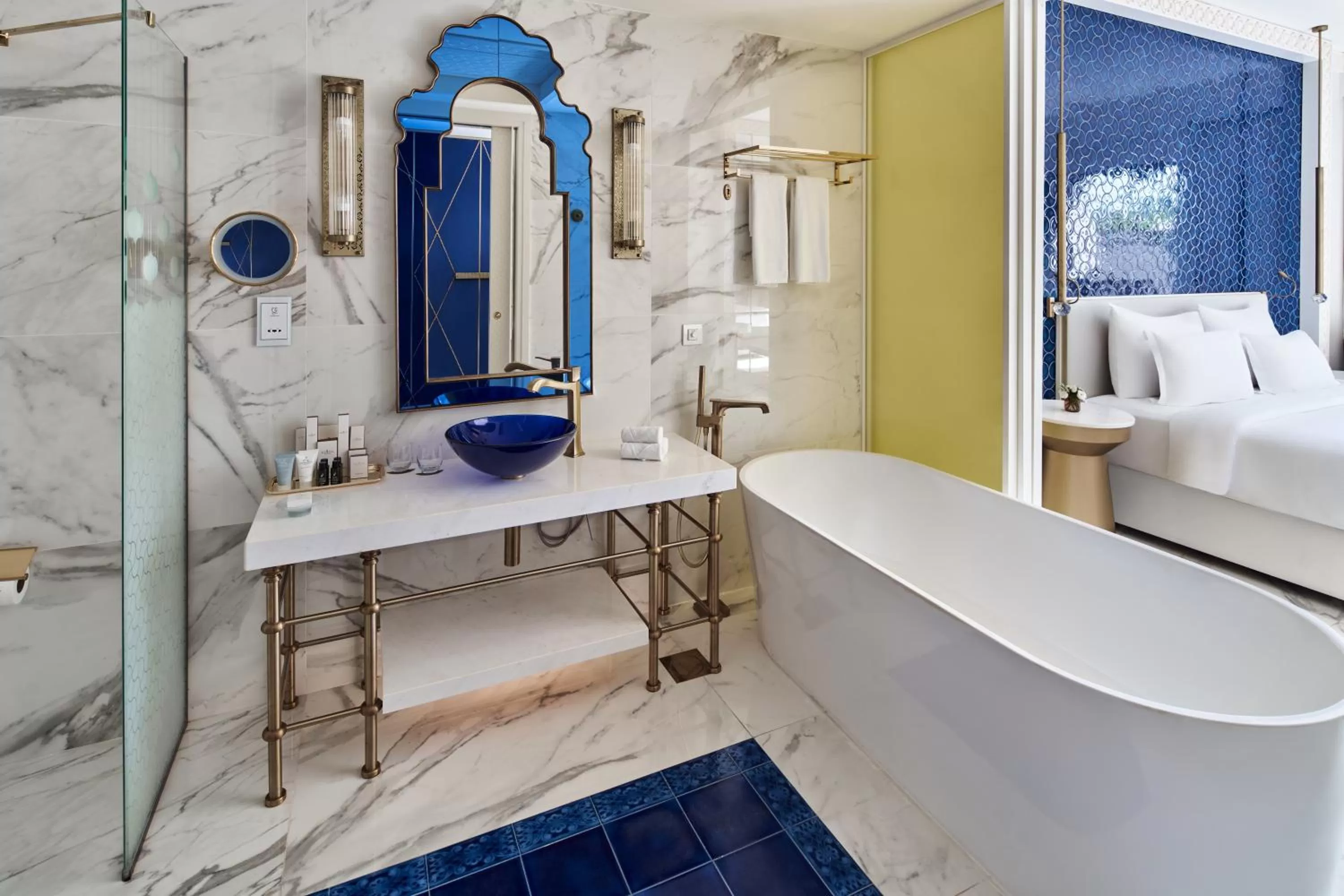 Bathroom, Bed in Rixos Premium Saadiyat Island - All Inclusive