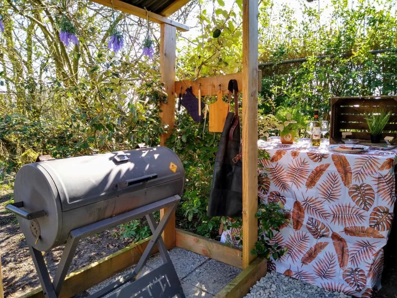 BBQ facilities in Wellness Bed & Breakfast Pergamo