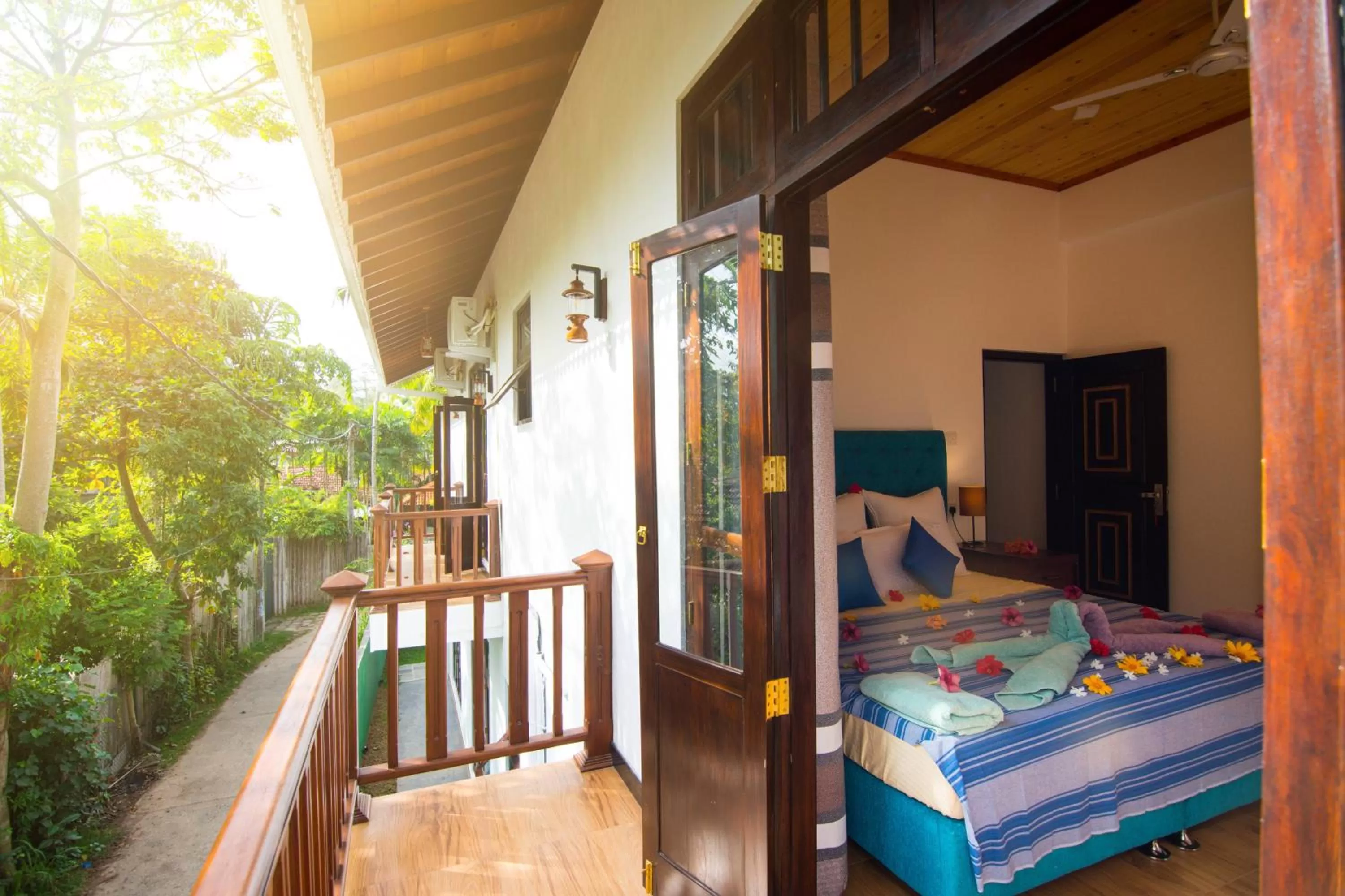 Bed in Ashiyana Hotel