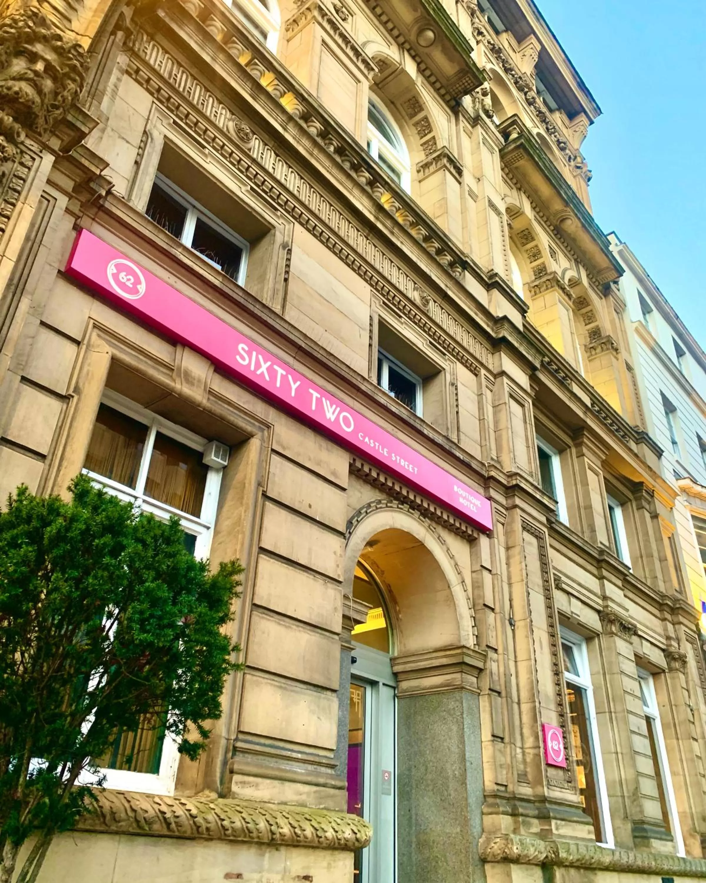 Property building in 62 Castle Street Hotel