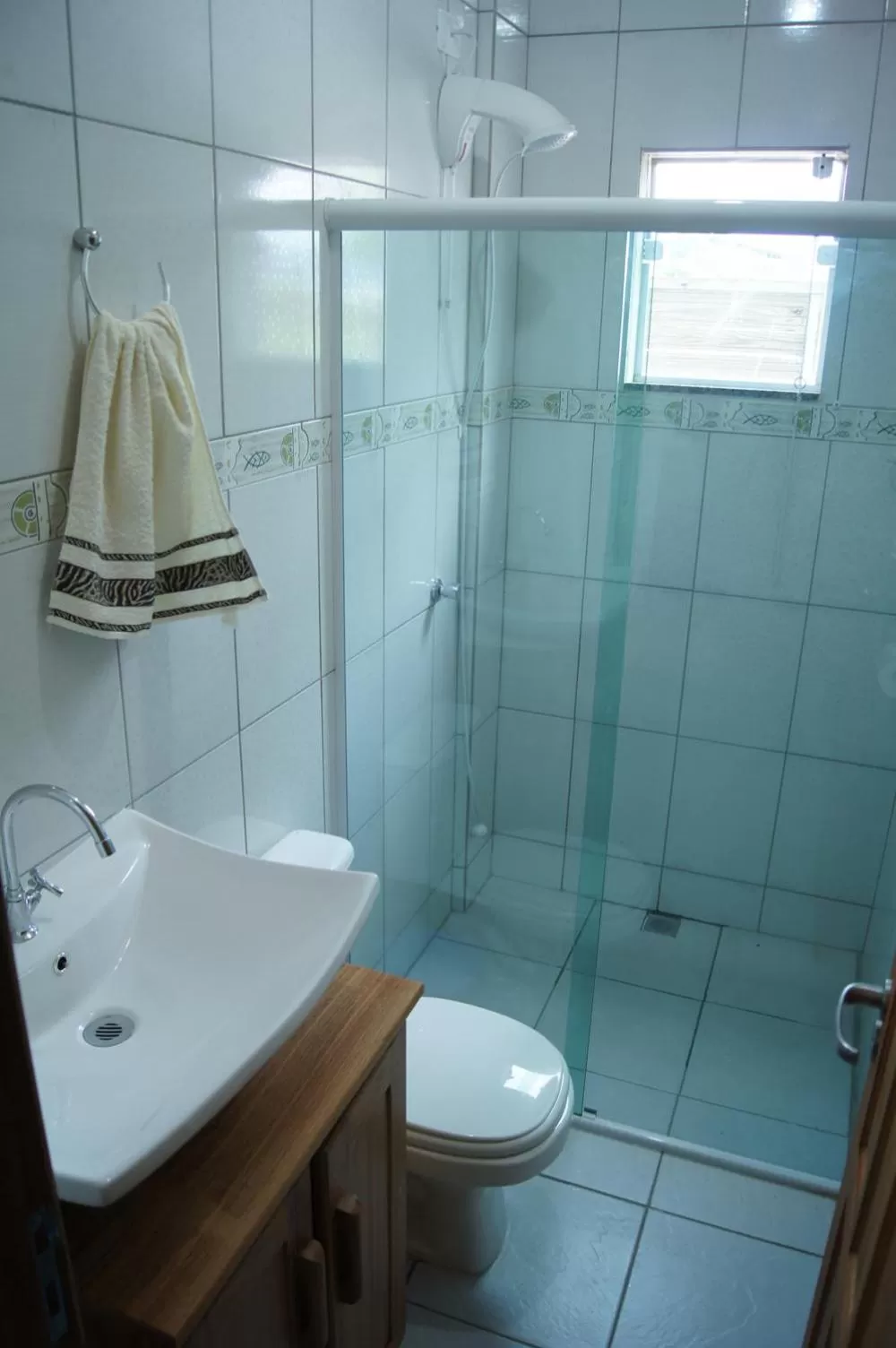 Shower in Pousada Pegadas na Areia