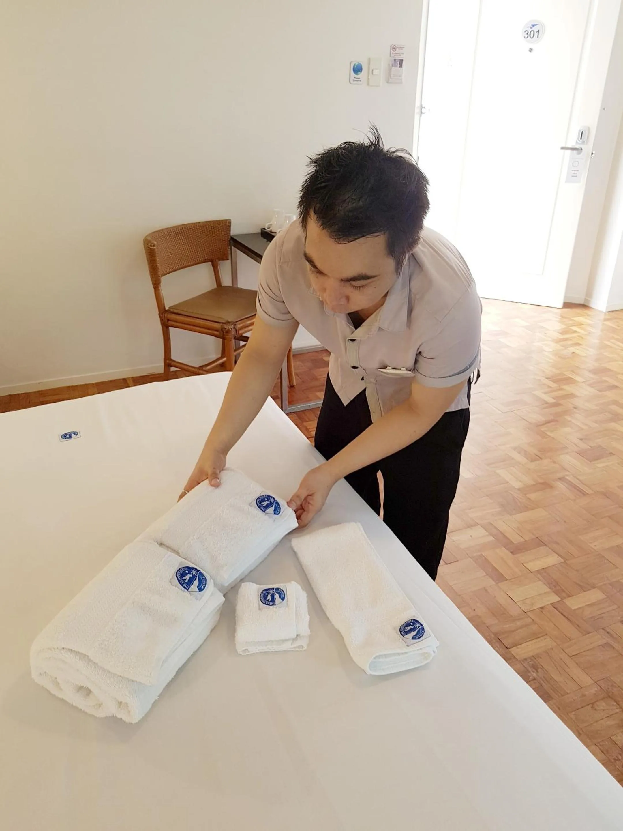 Staff in The Clipper Hotel, Poblacion Makati