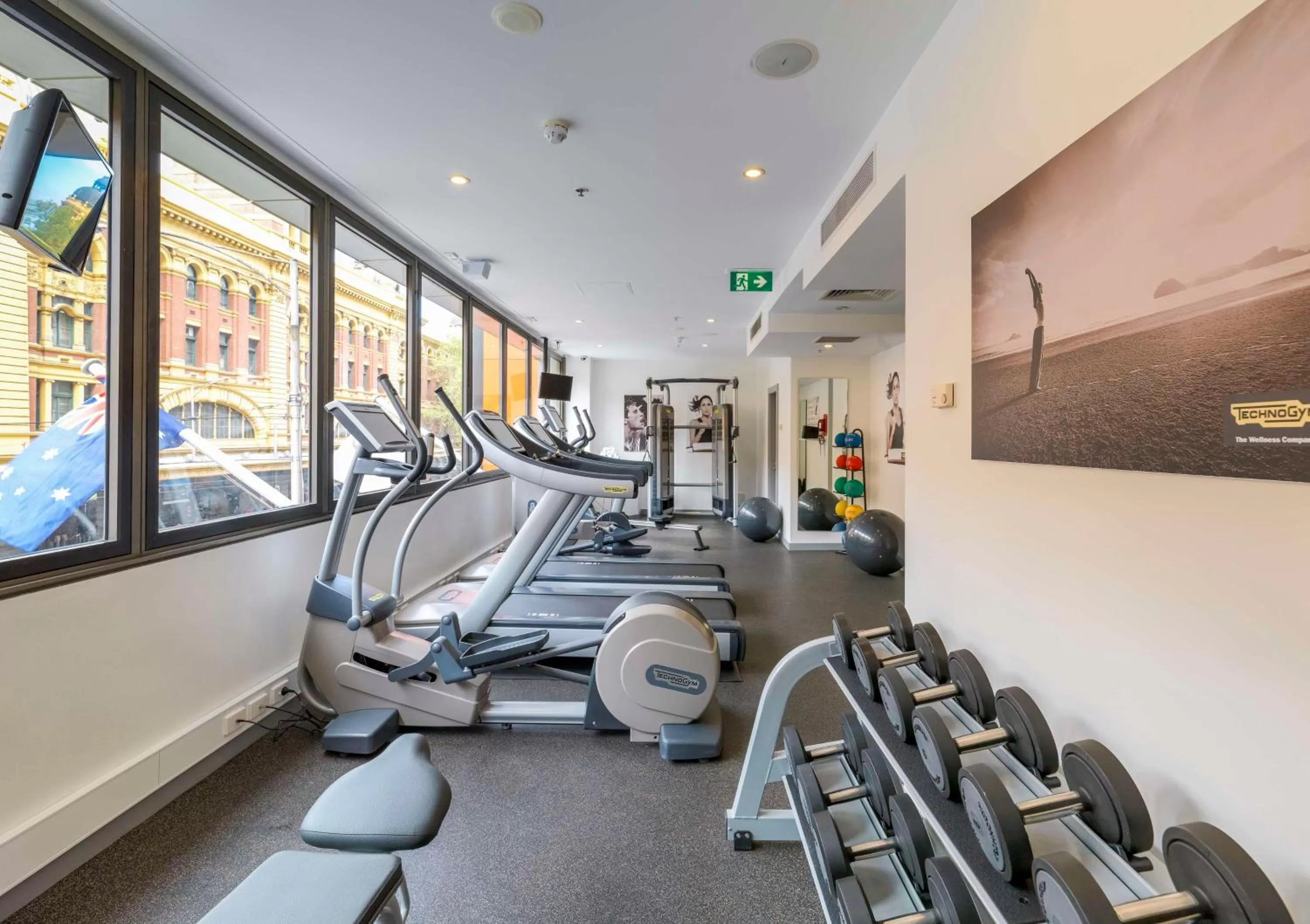 Fitness centre/facilities in DoubleTree by Hilton Melbourne