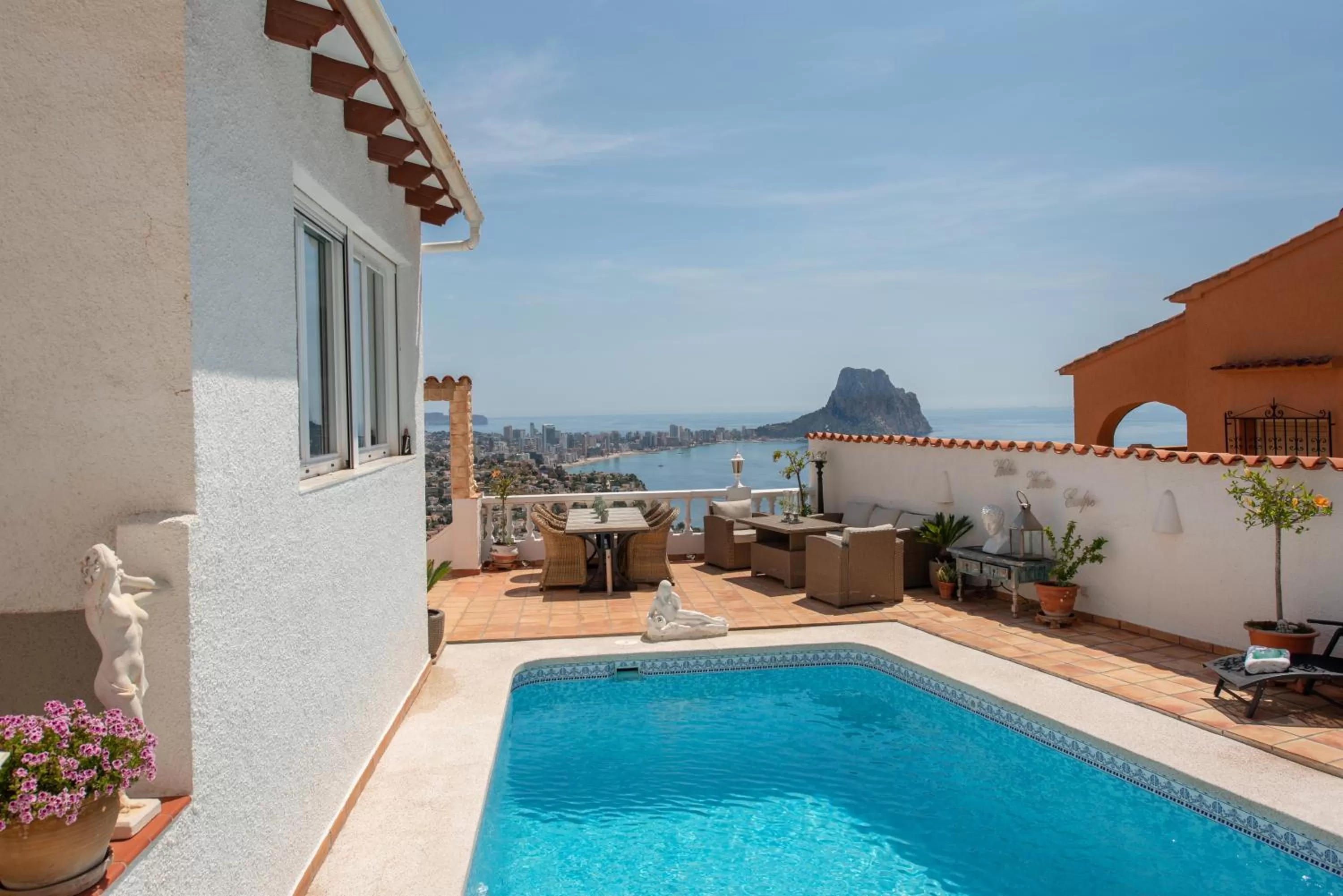 Balcony/Terrace in Villa Vista Calpe