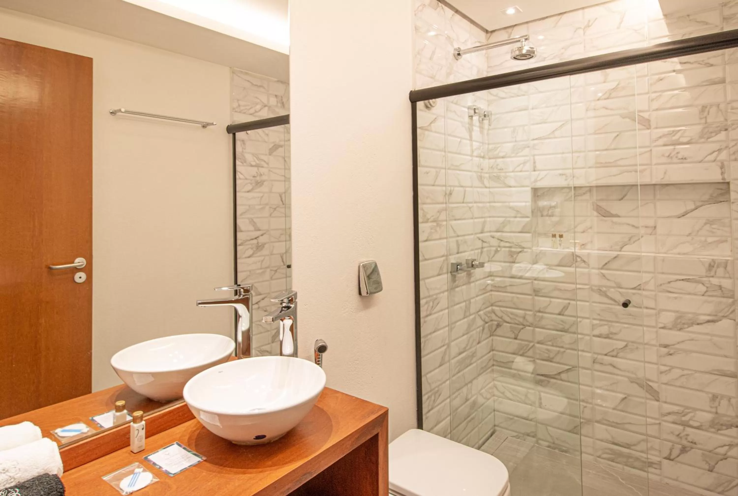 Bathroom in Pousada Flores do Carmo