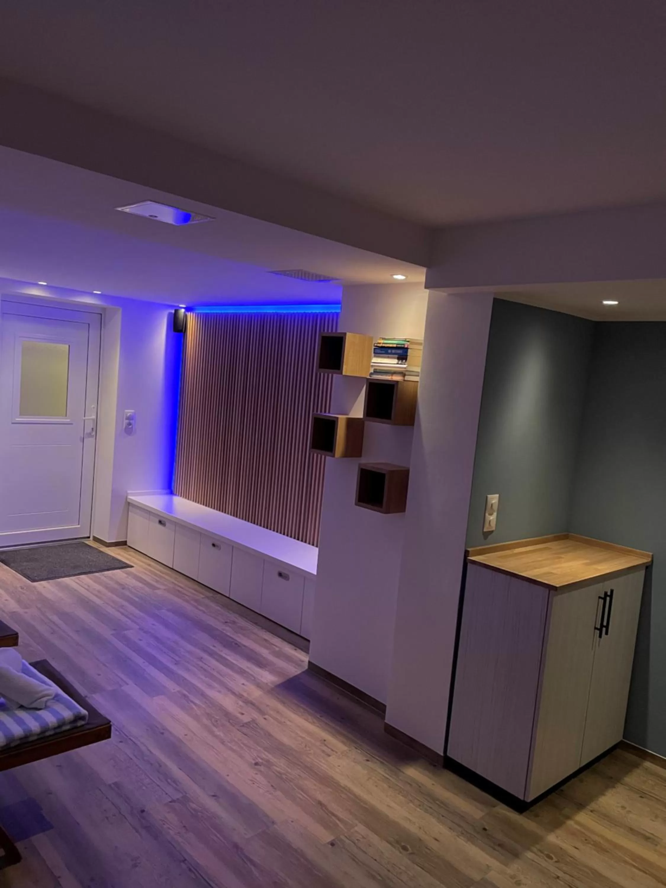 Sauna, TV/Entertainment Center in Hotel meerblau