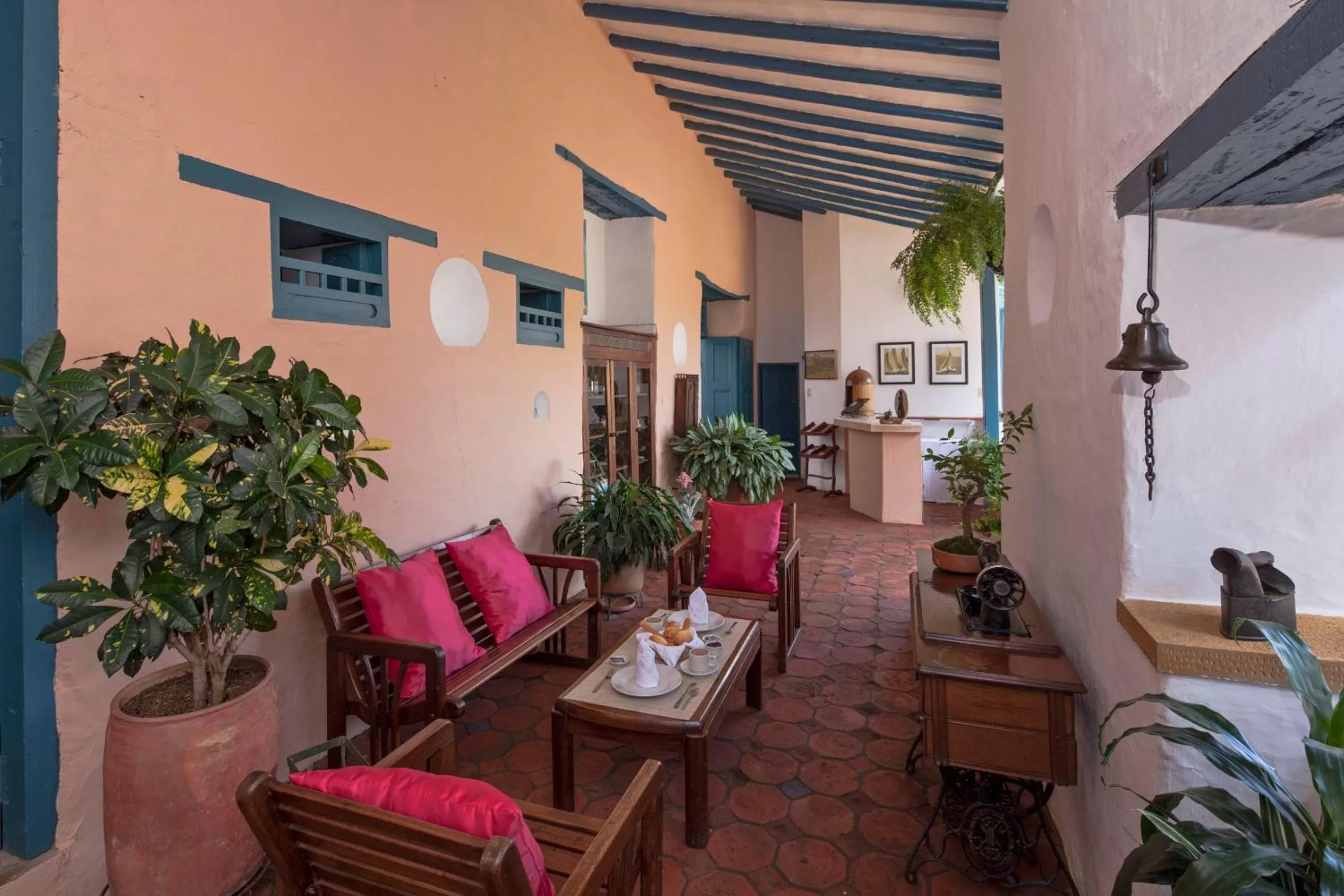 Lobby or reception in Posada del Campanario