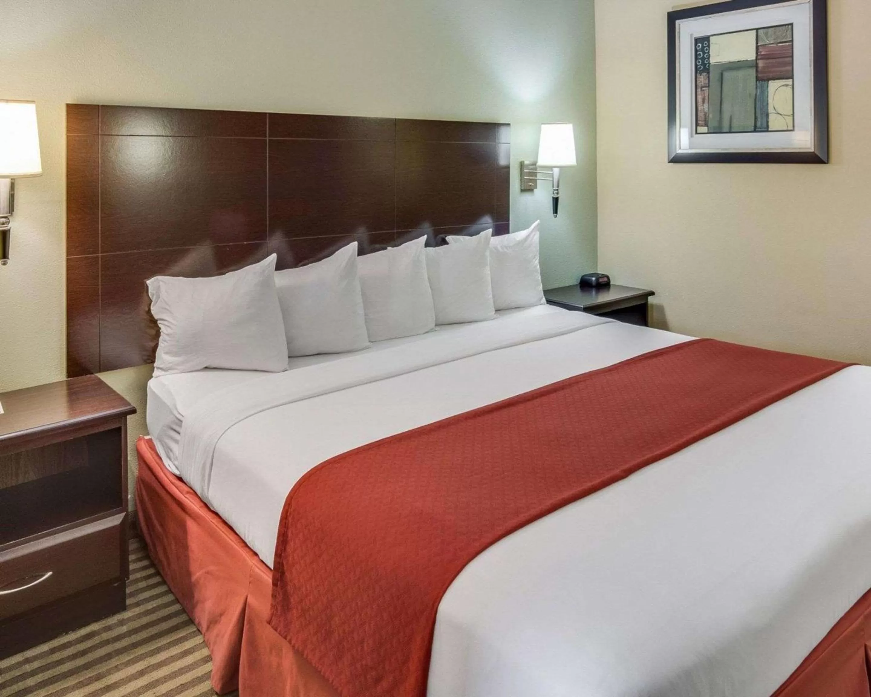 Photo of the whole room, Bed in Quality Inn Mt Pleasant