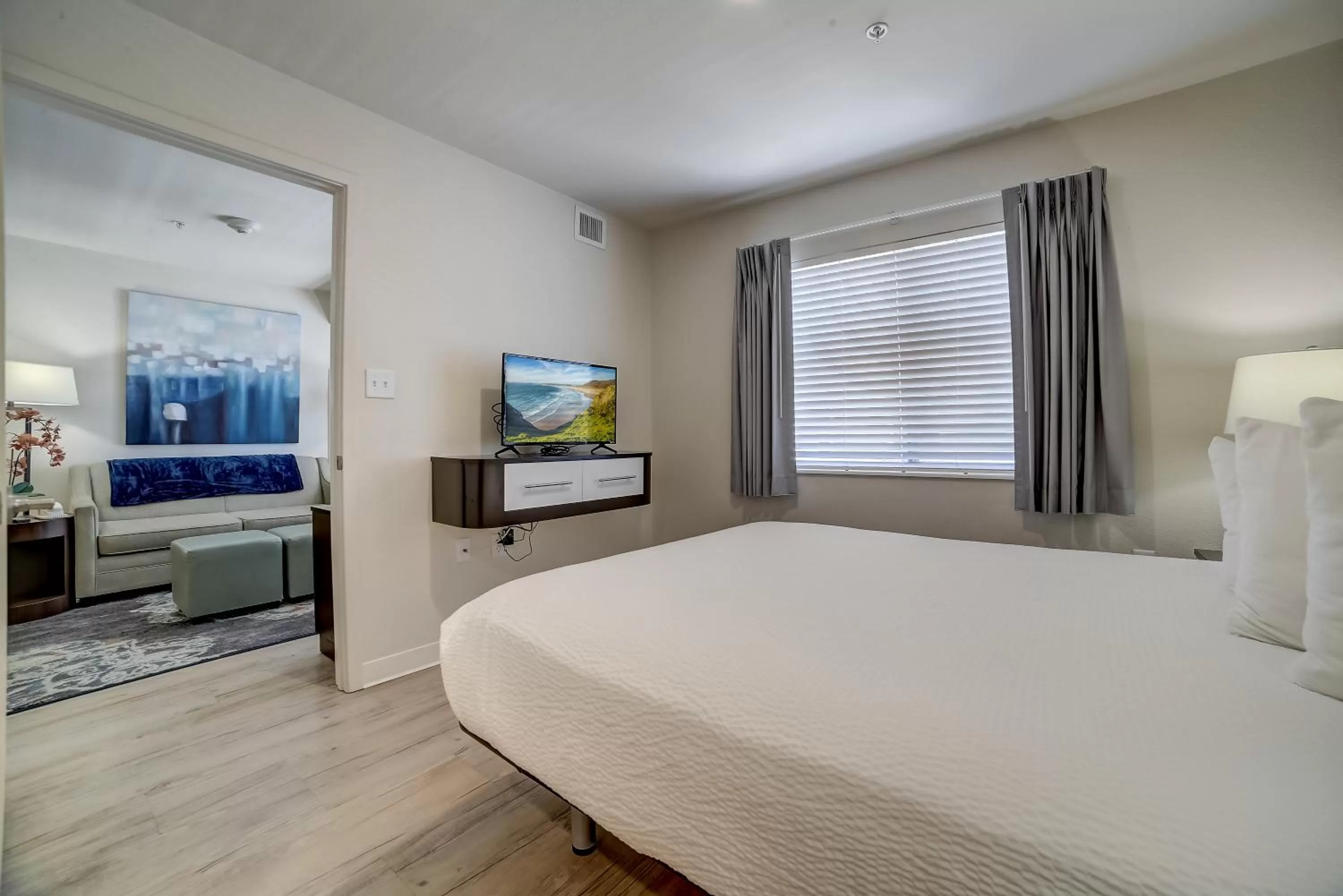 Bedroom, Bed in WaterWalk San Antonio at The Rim