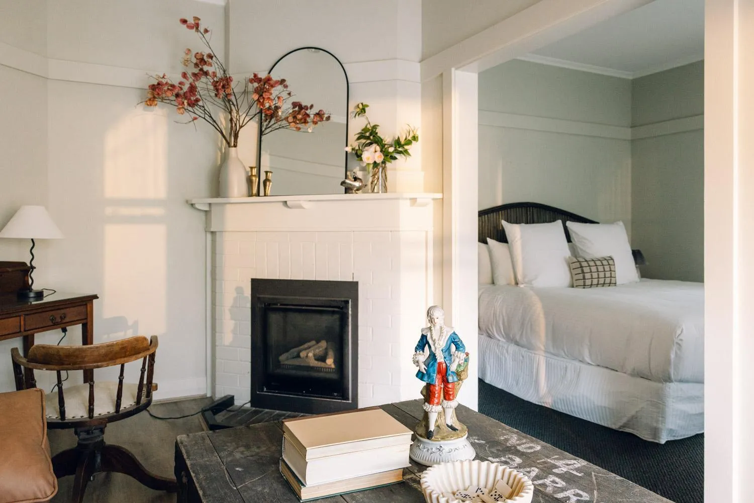 Living room, Bed in Links House