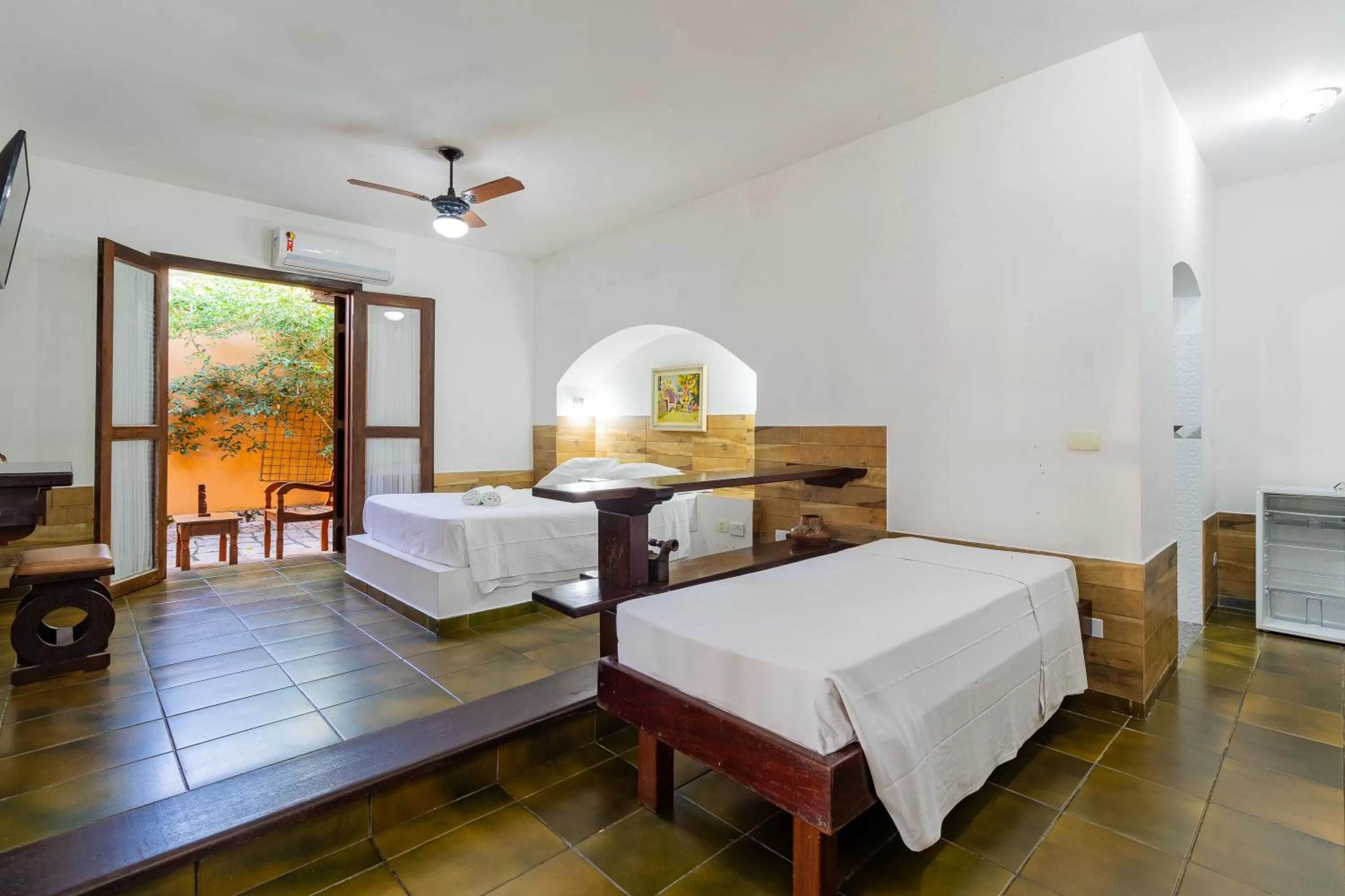 Bed in Pousada Casa Amarela