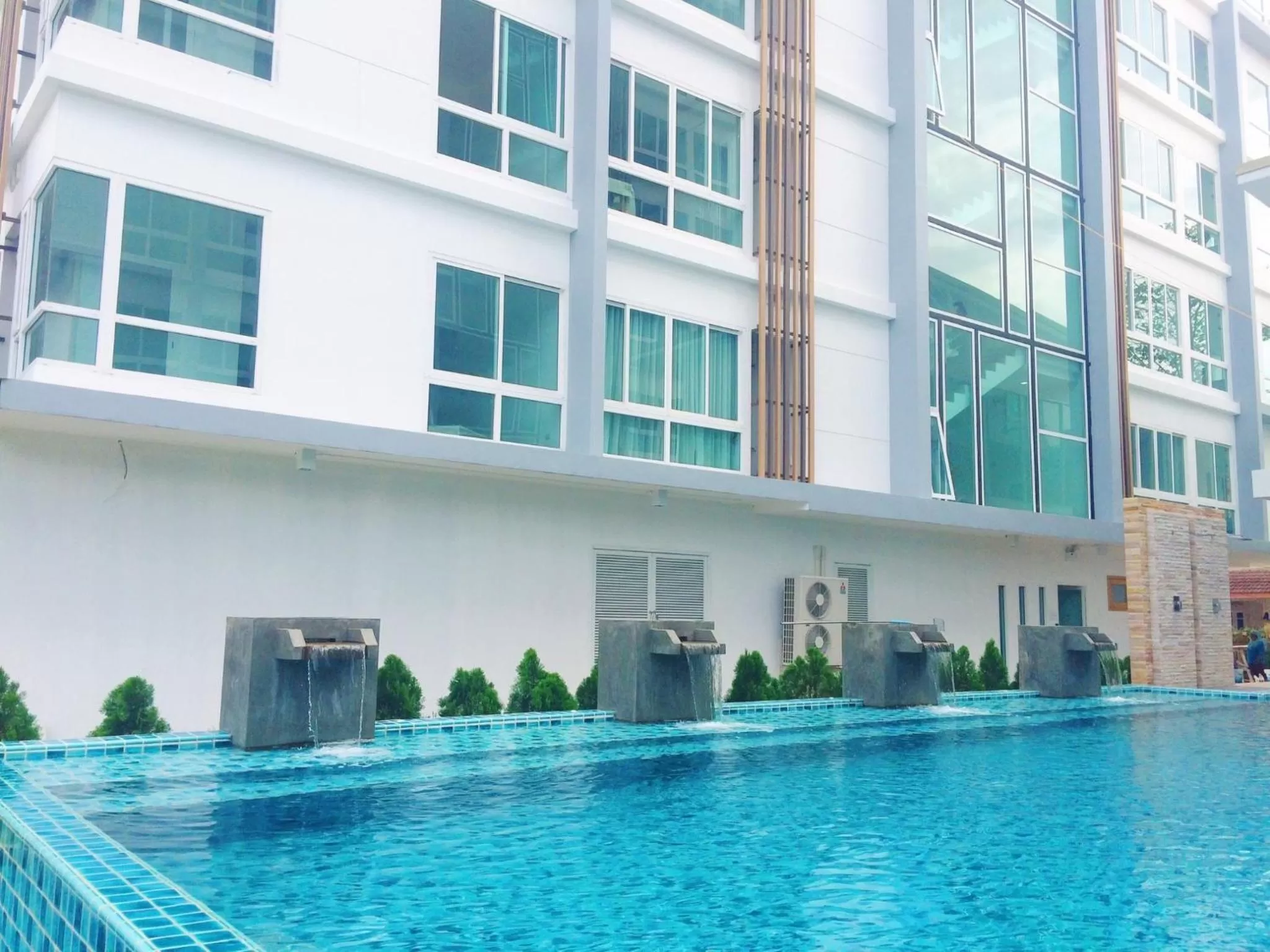 Swimming pool in Hinoki Hotel - ONSEN Chiang Mai