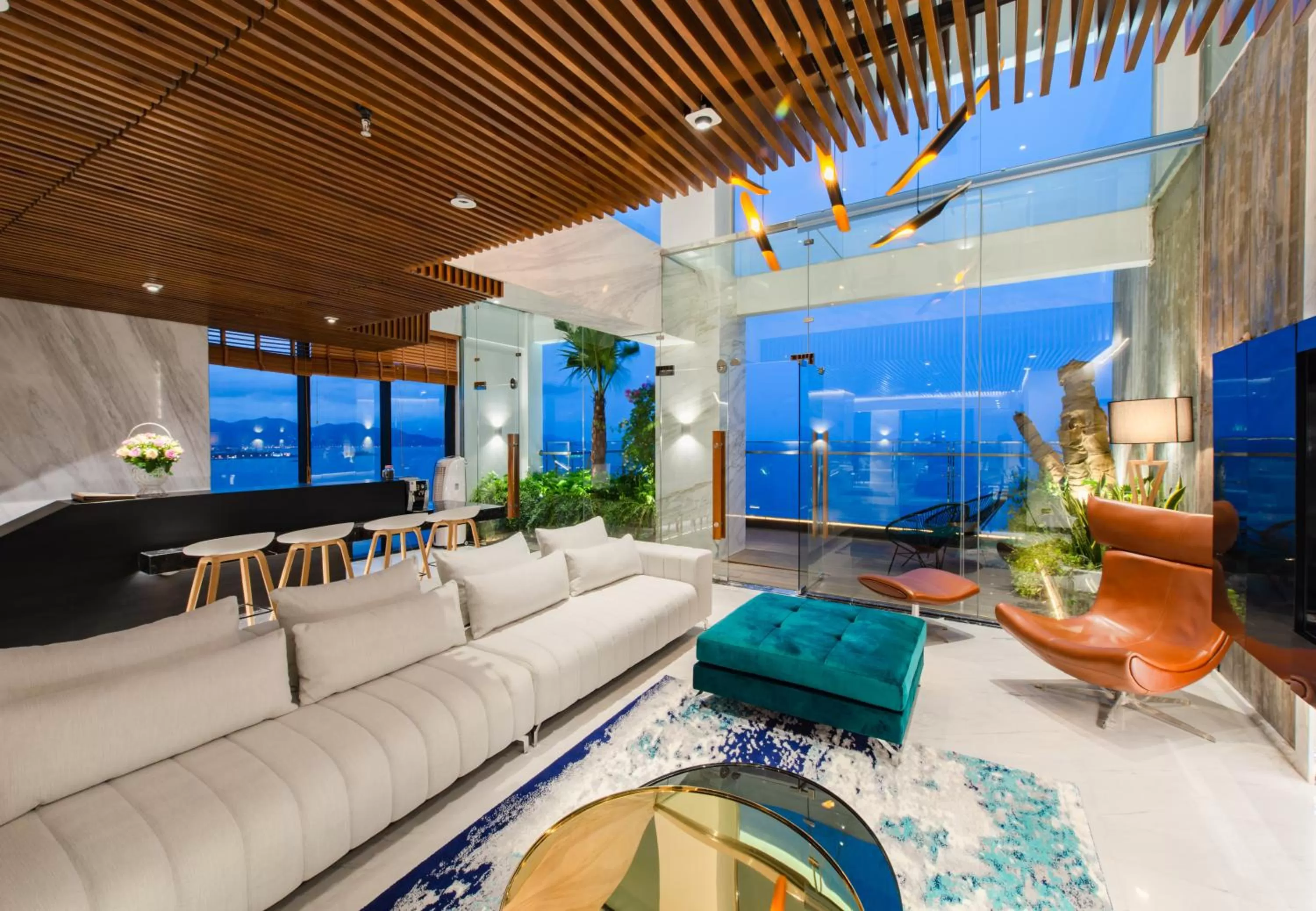 Living room in Maple Hotel & Apartment