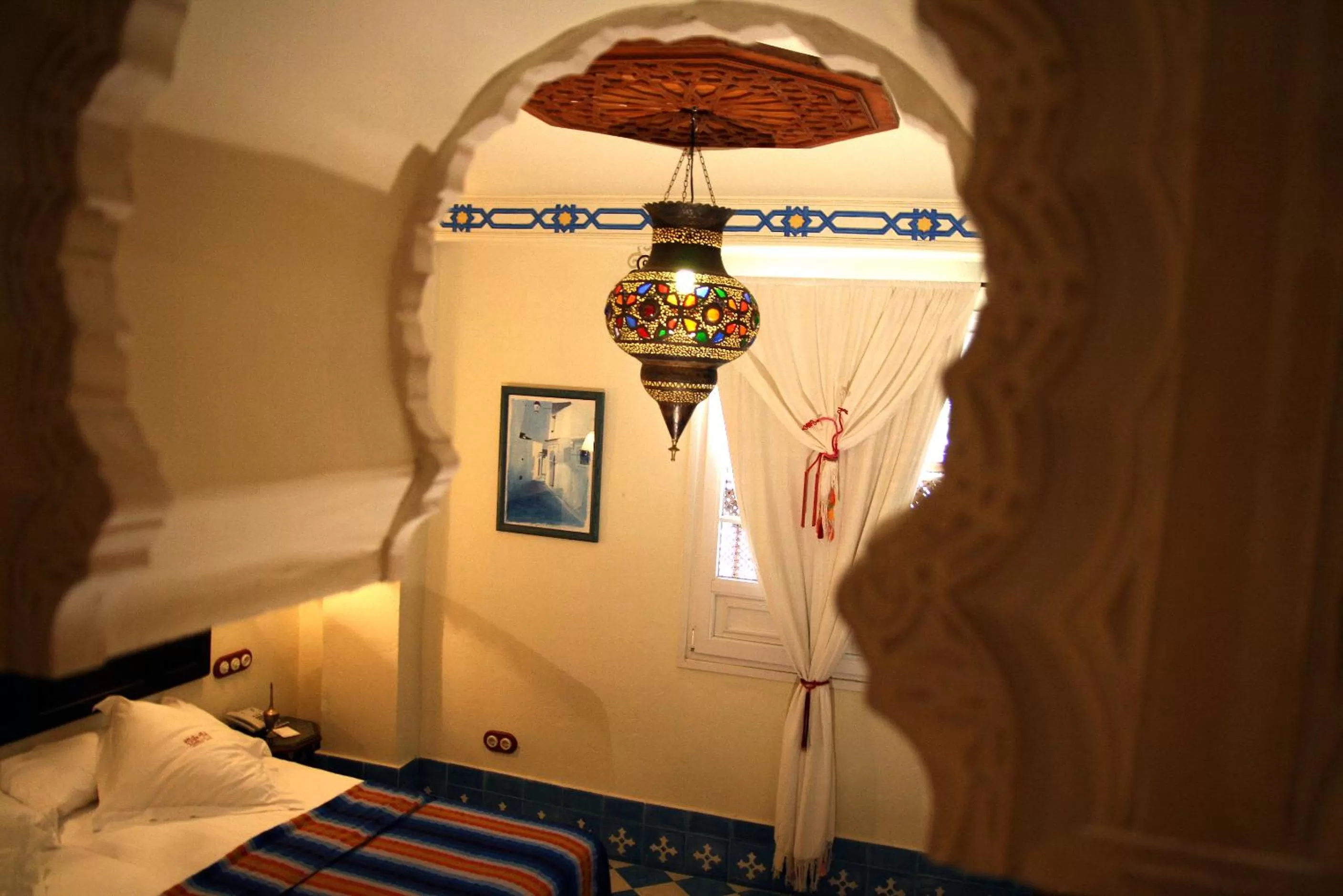 Decorative detail, Bed in Alcoba del Rey de Sevilla