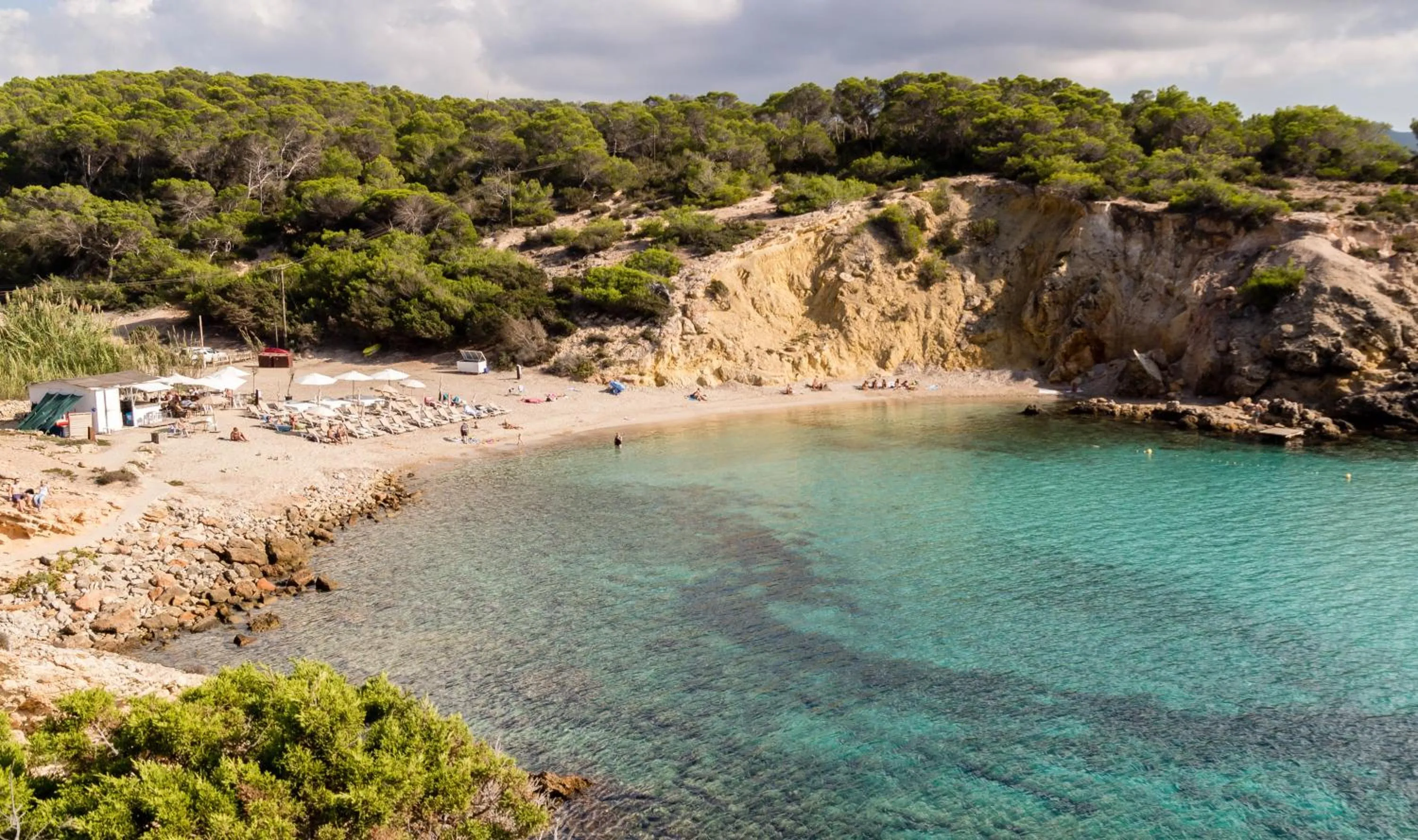 Beach in 7Pines Resort Ibiza, part of Destination by Hyatt