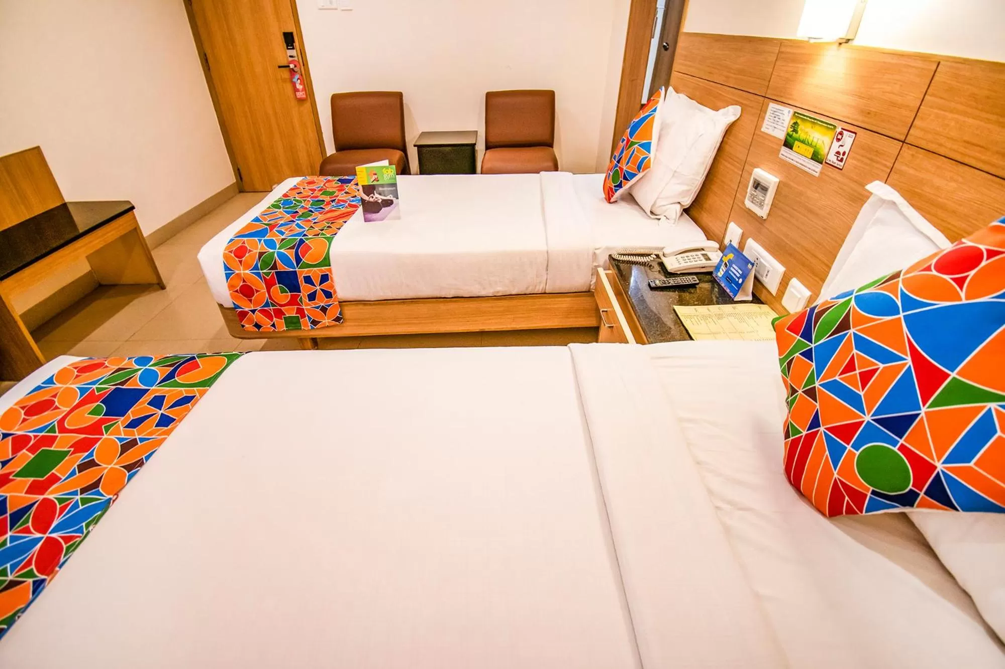 Bedroom, Bed in FabHotel Prime Royal Castle Gandhipuram