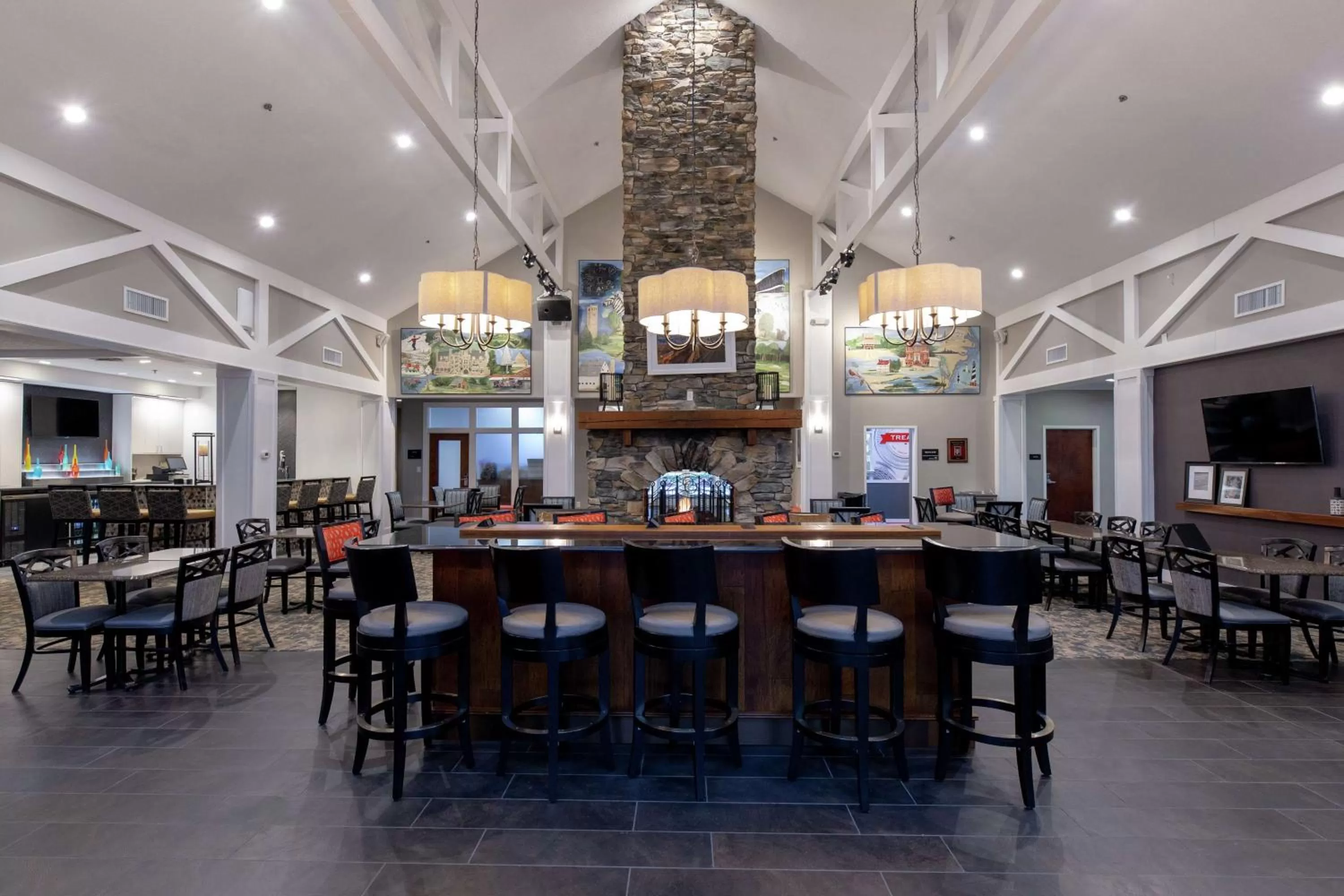 Lobby or reception in Hampton Inn & Suites Raleigh Cary Lenovo Center