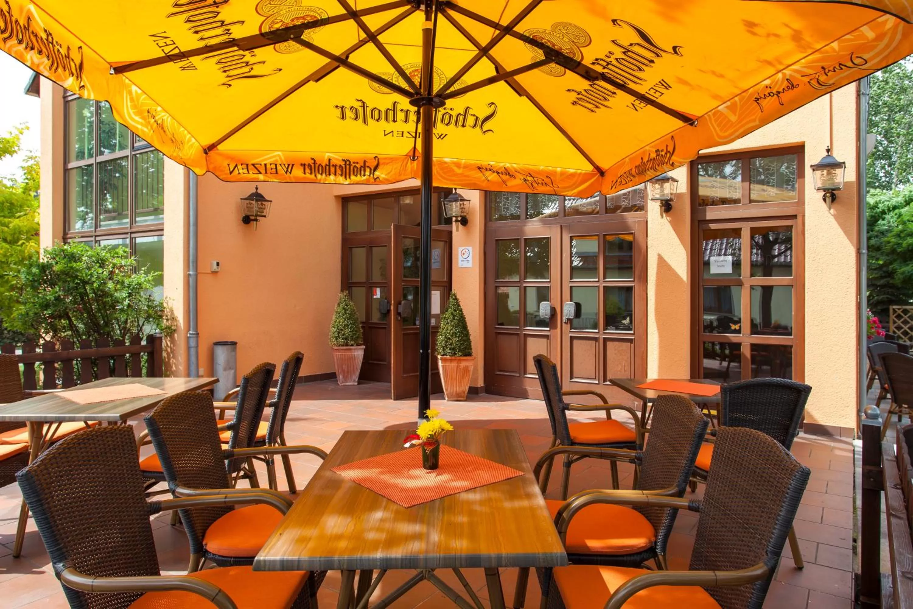 Balcony/Terrace, Restaurant/Places to Eat in Willmersdorfer Hof