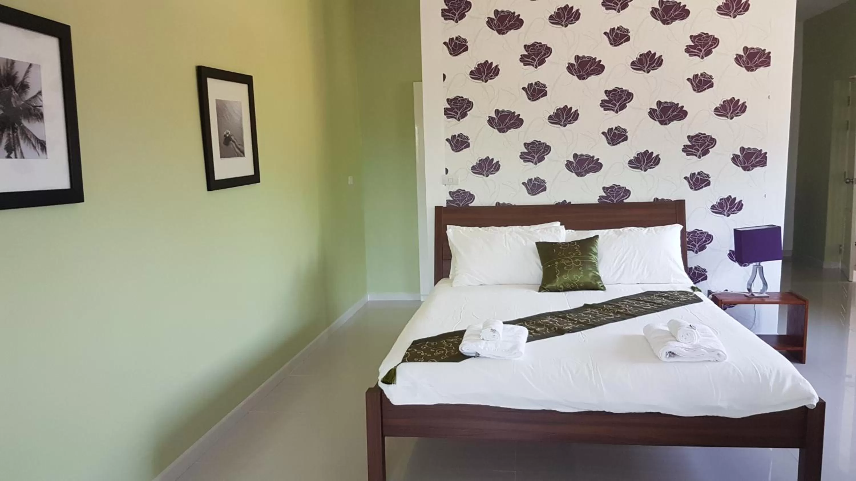 Bed in The Hillside Pranburi Resort