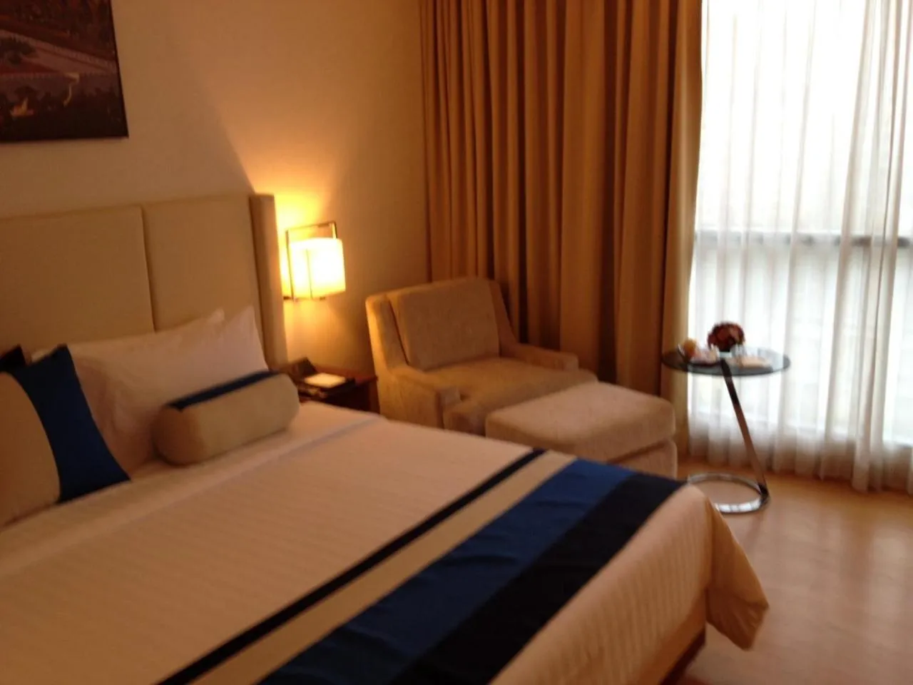 Bed in The Four Wings Hotel Bangkok