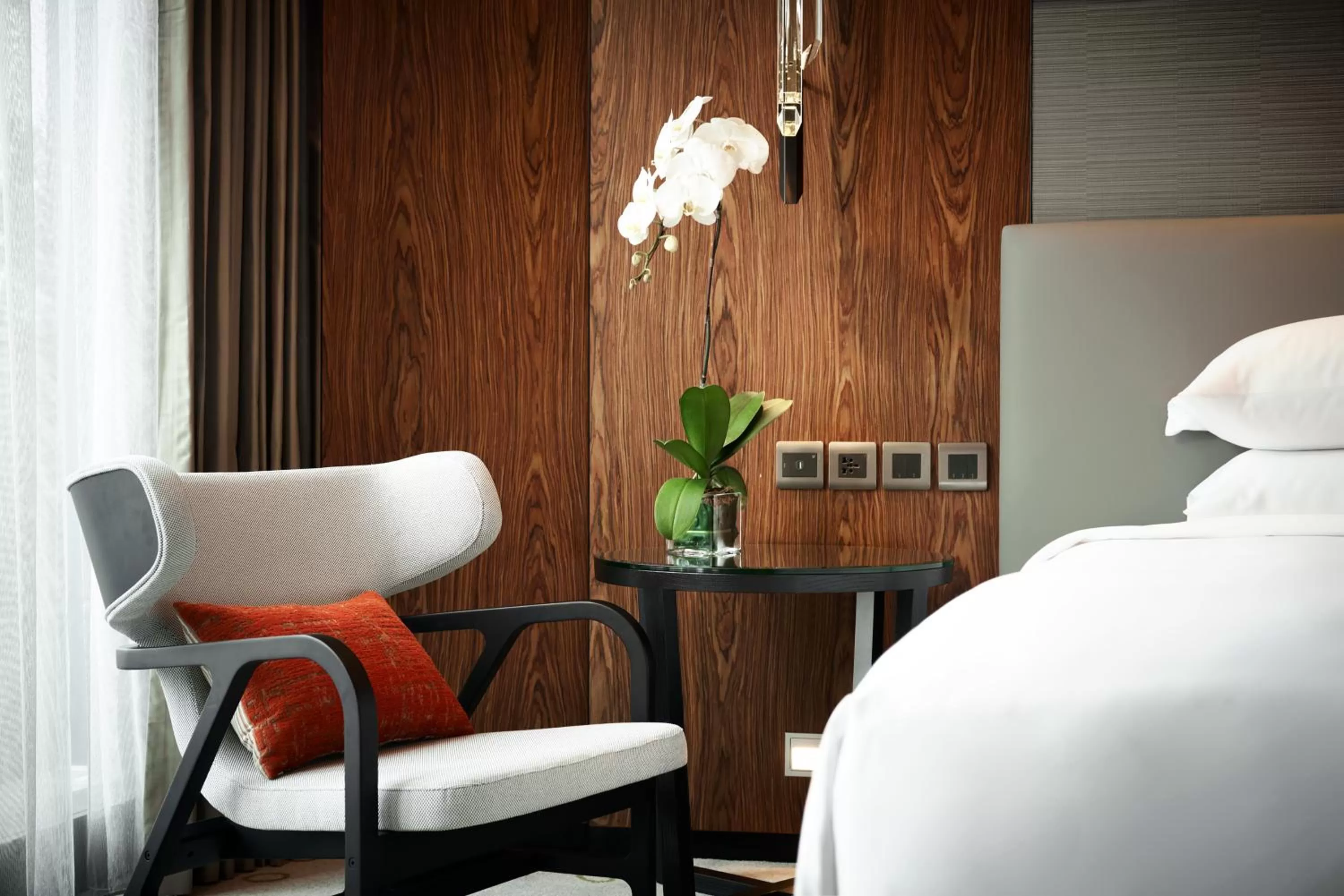 Bed in Hyatt Regency Bangkok Sukhumvit