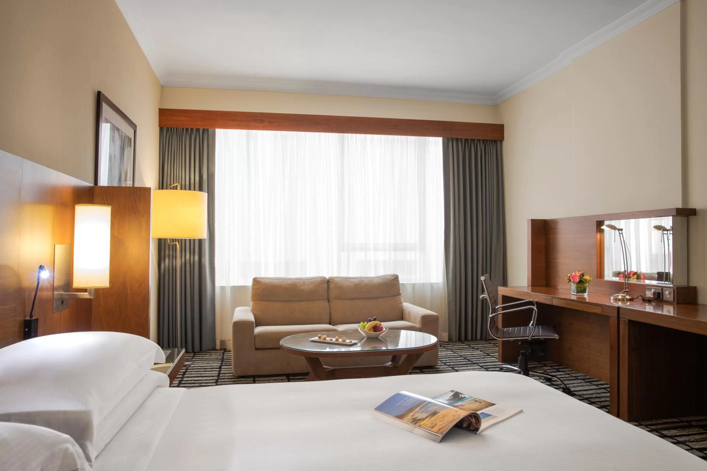 Seating area, Bed in Jumeira Rotana – Dubai