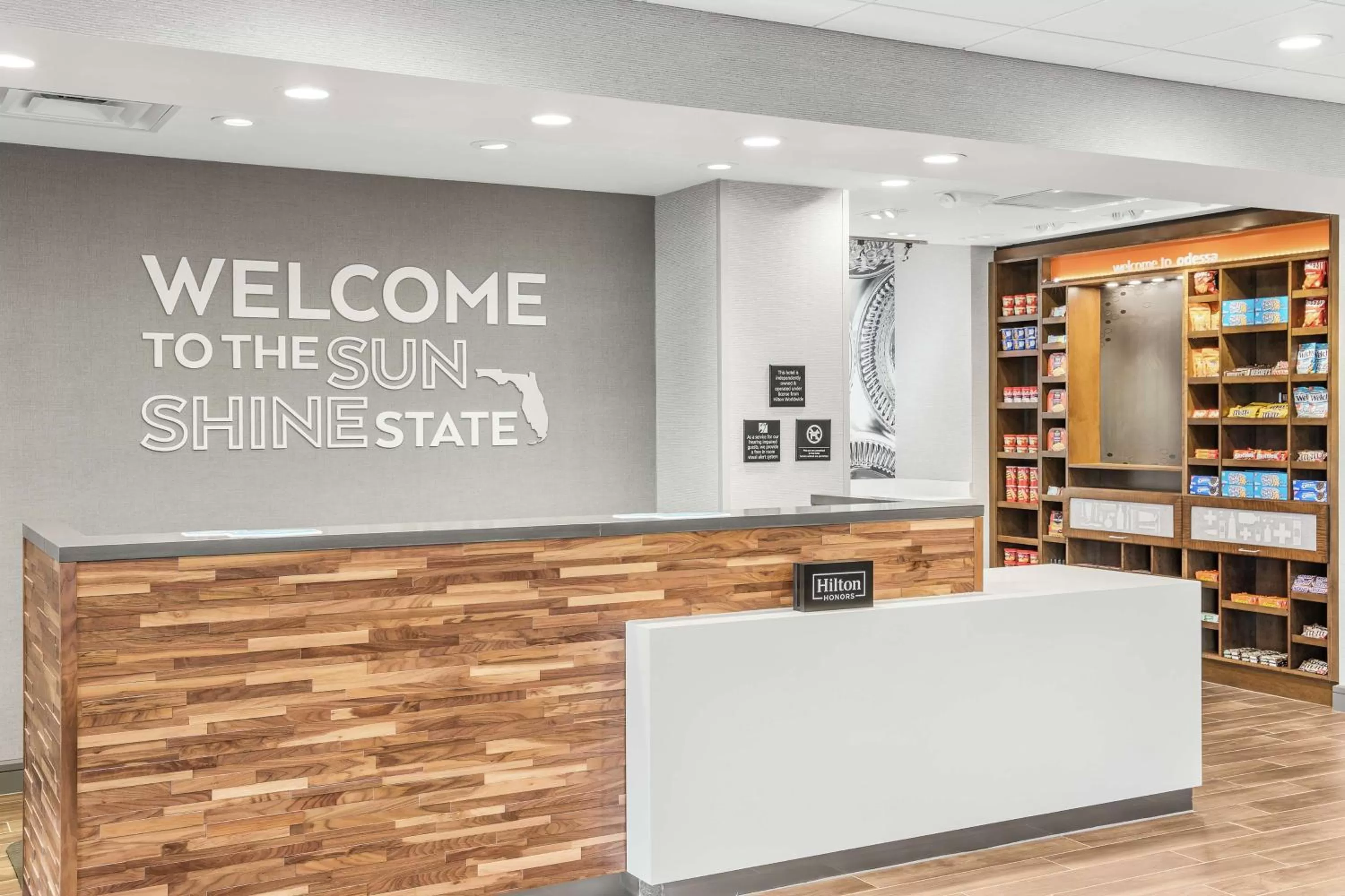 Lobby or reception in Hampton Inn Odessa Trinity