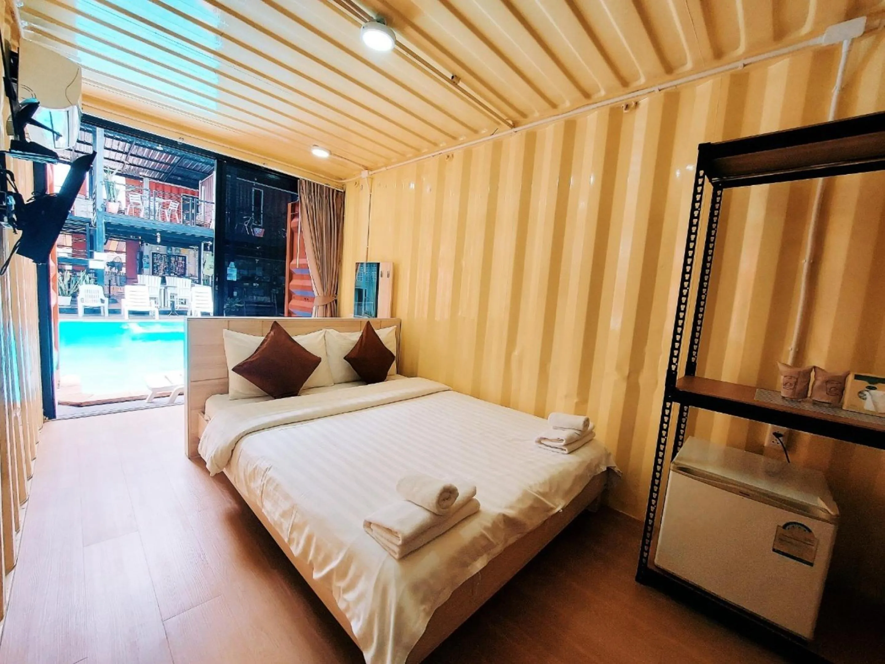 Standard Double Room with Pool access in Retro Box Hotel Chumphon
