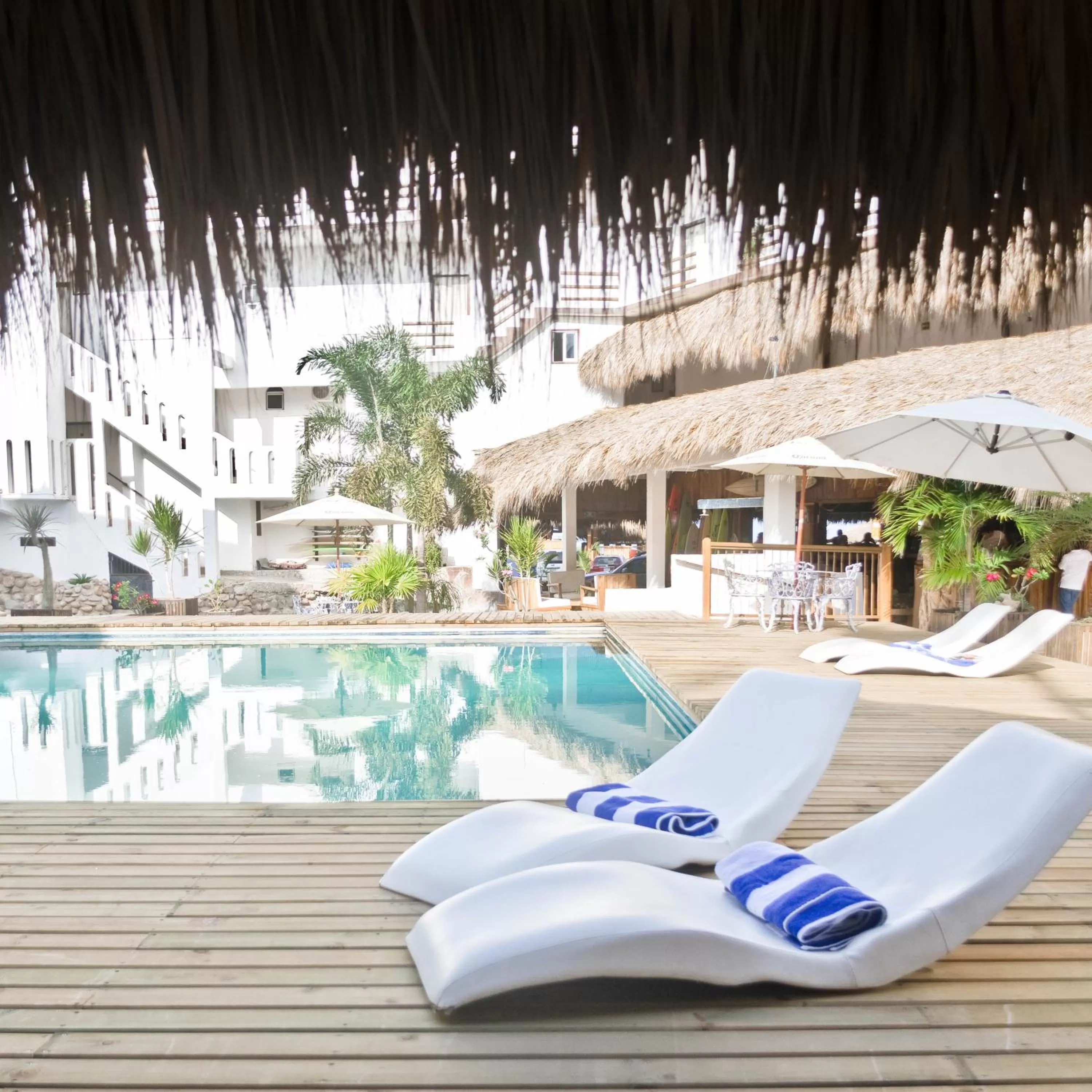 Swimming pool in Bungalows Zicatela