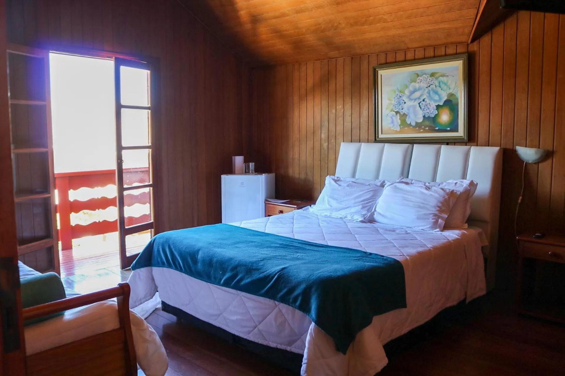 Bed in Pousada da Lua