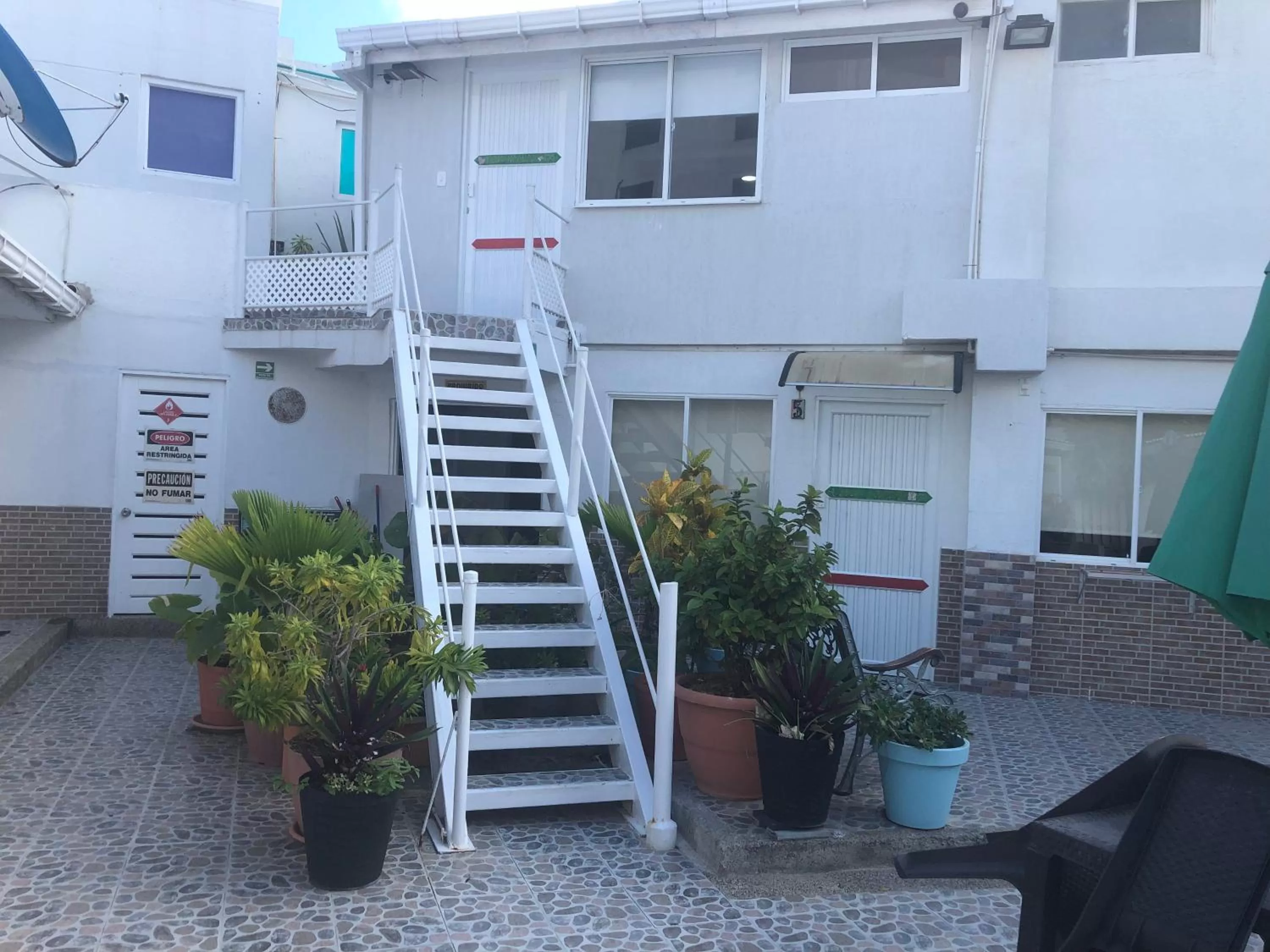 Inner courtyard view, Property Building in Villa San Miguel