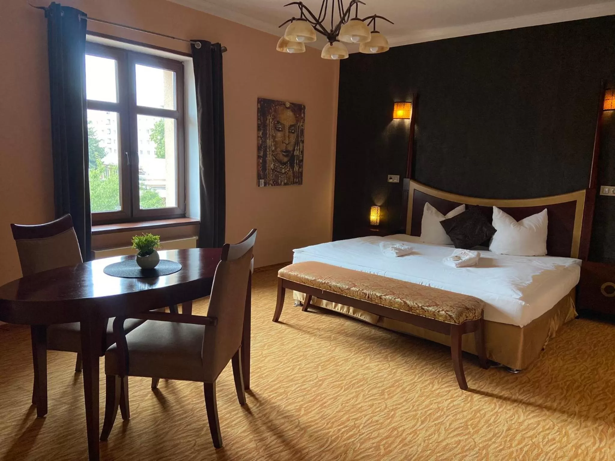 Bed in Wellness Hotel Beethoven