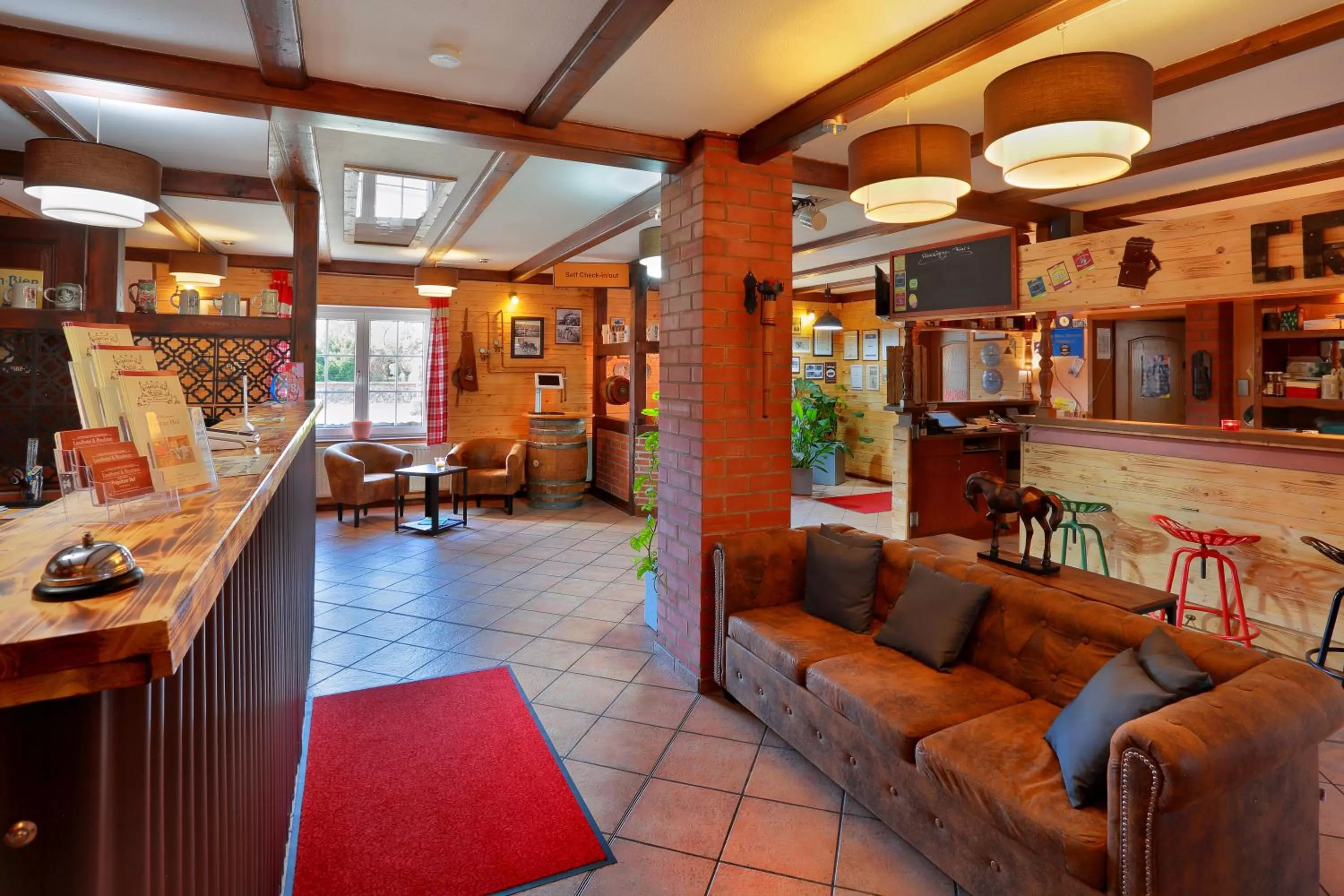 Lobby or reception in Landhotel & Brauhaus Prignitzer Hof