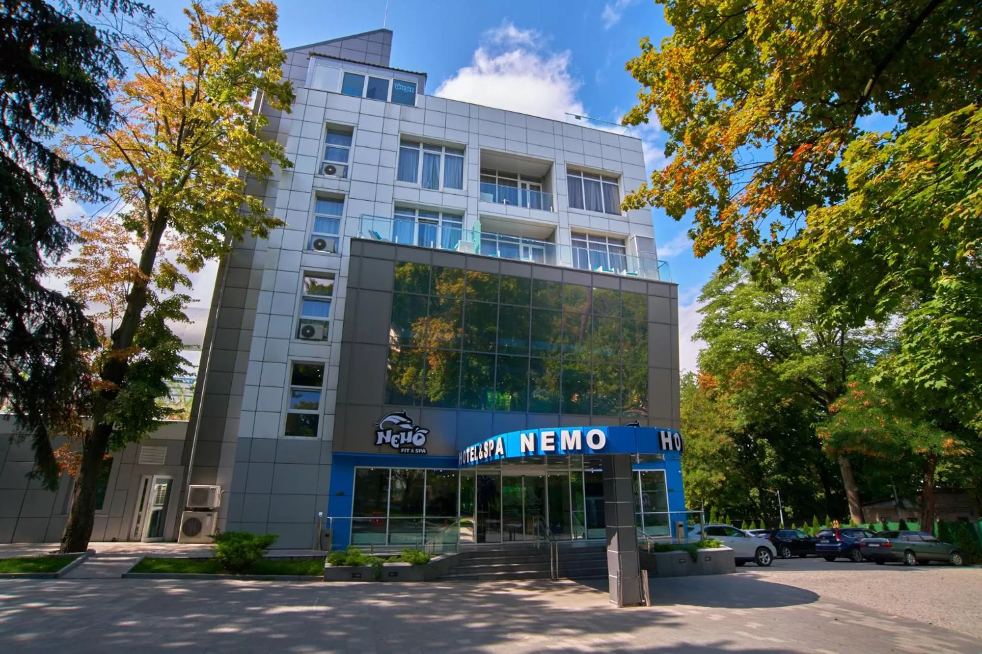 Day, Property Building in Hotel & Spa NEMO with dolphins