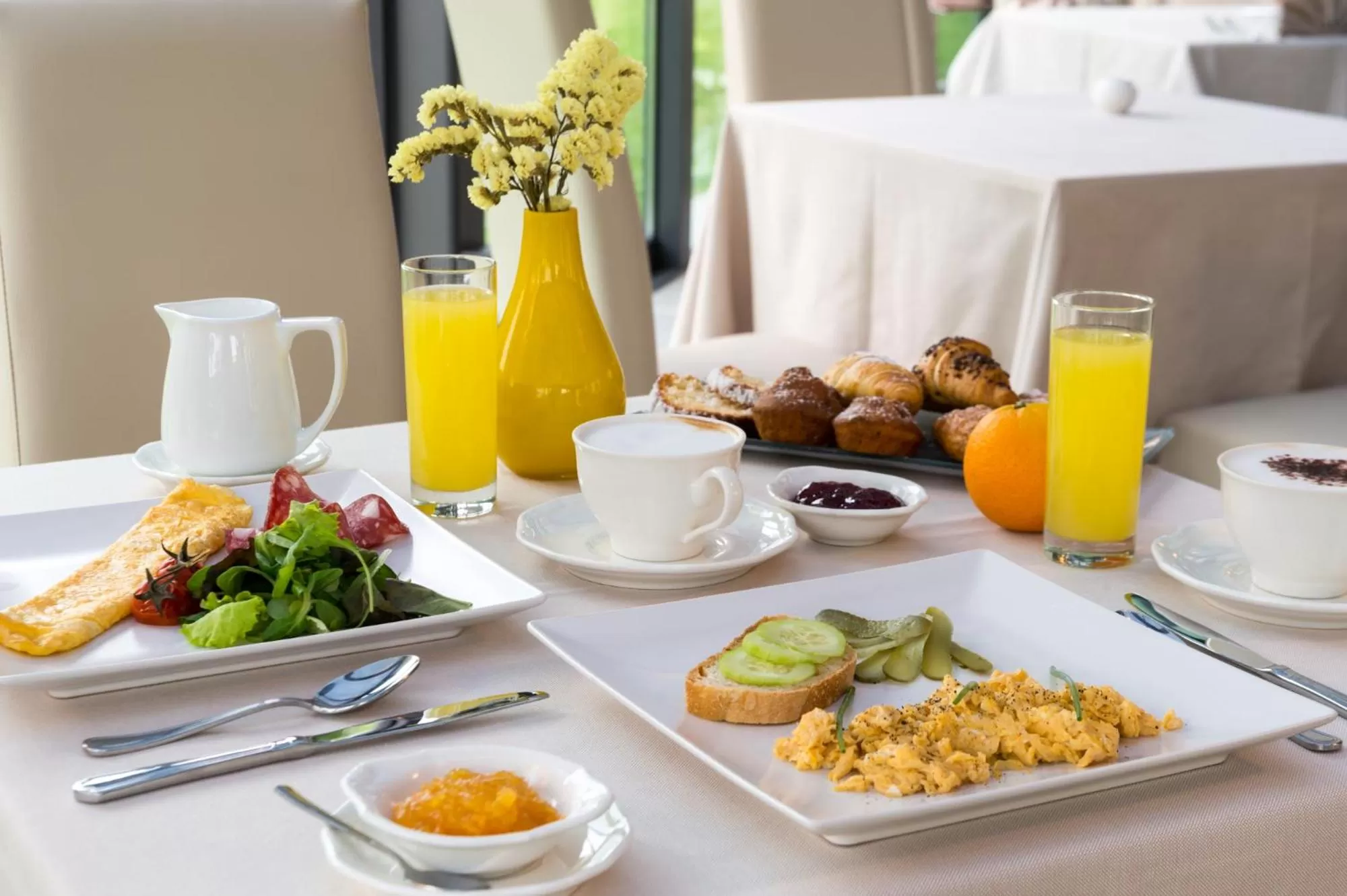 Continental breakfast in Hotel Albergo Villa Marta