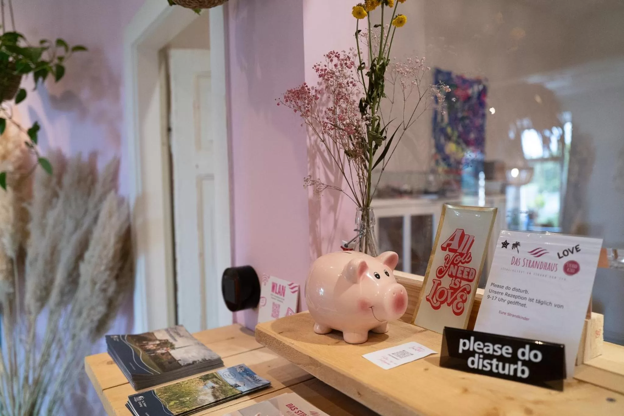 Lobby or reception in Hotel 'Das Strandhaus'