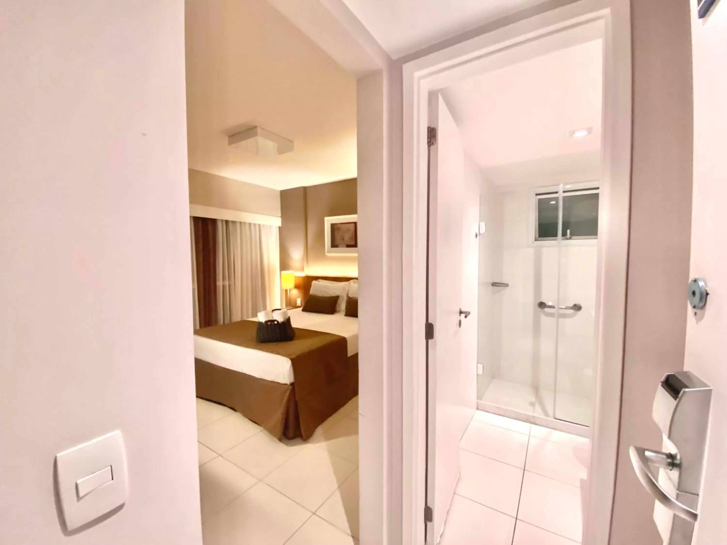 Shower, Bathroom in Suíte & Flat Premium Rio Stay - Rio Centro