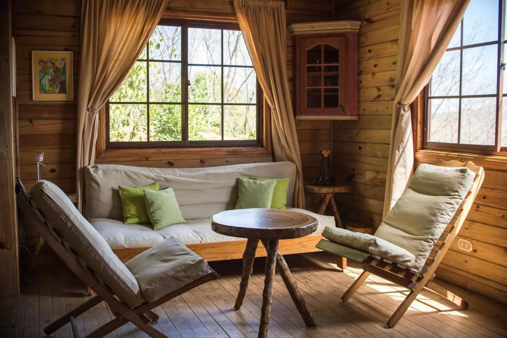 Living room, Seating Area in Las Cabañas Encantadas de Nindirí