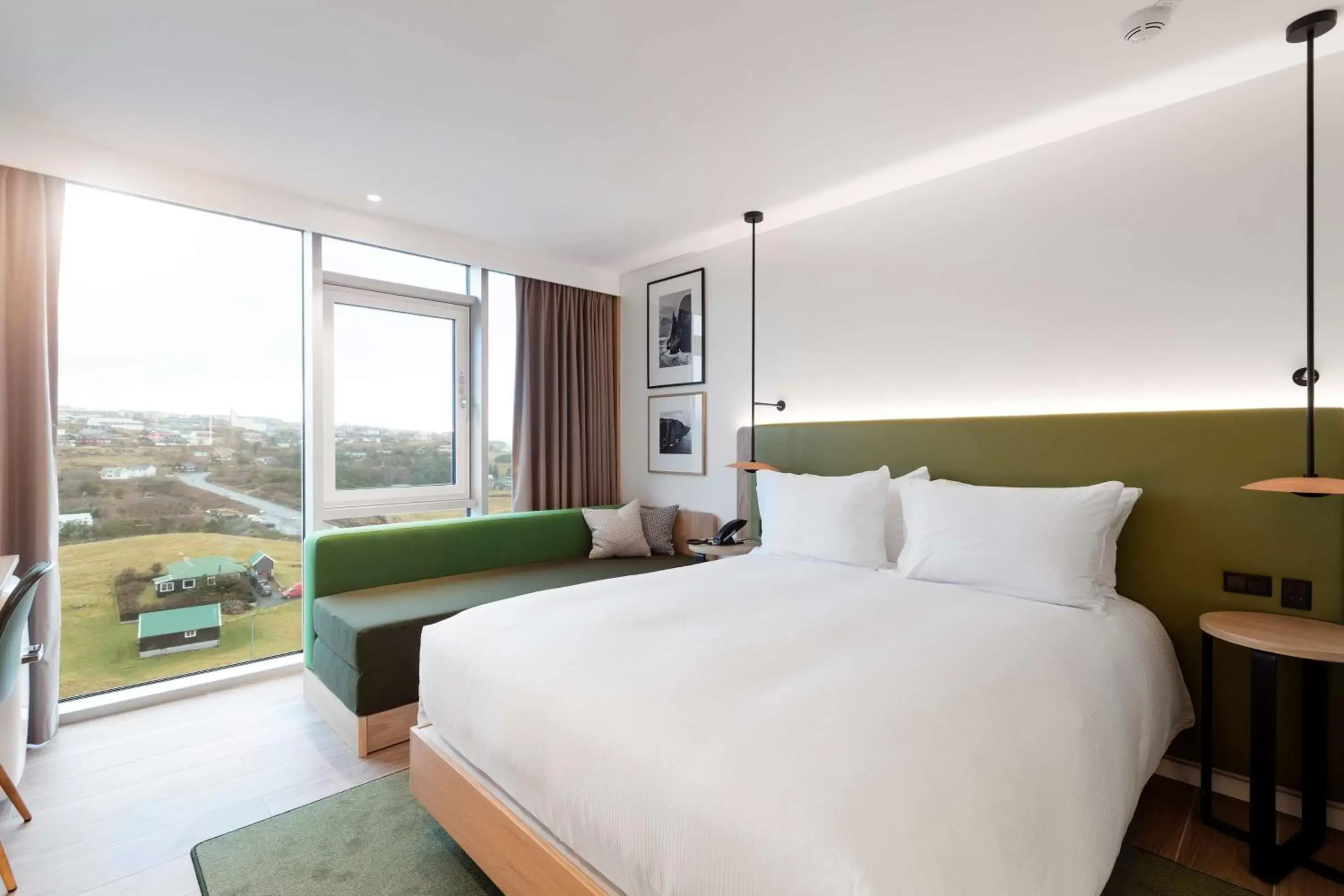 Queen Room with View in Hilton Garden Inn Faroe Islands Queen Room with View in Hilton Garden Inn Faroe Islands
